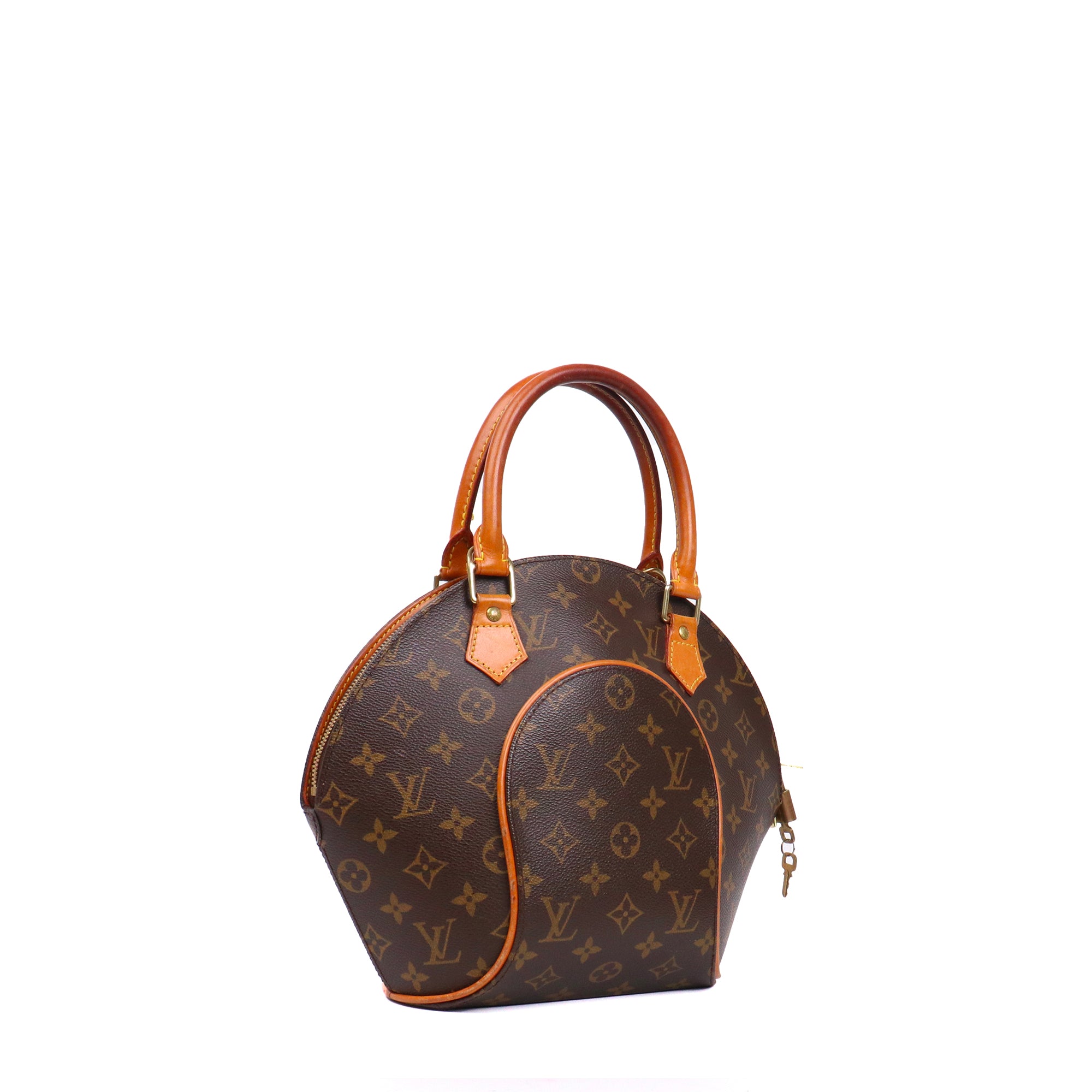 LOUIS VUITTON - Sac à main Ellipse MM Louis Vuitton en toile monogrammée