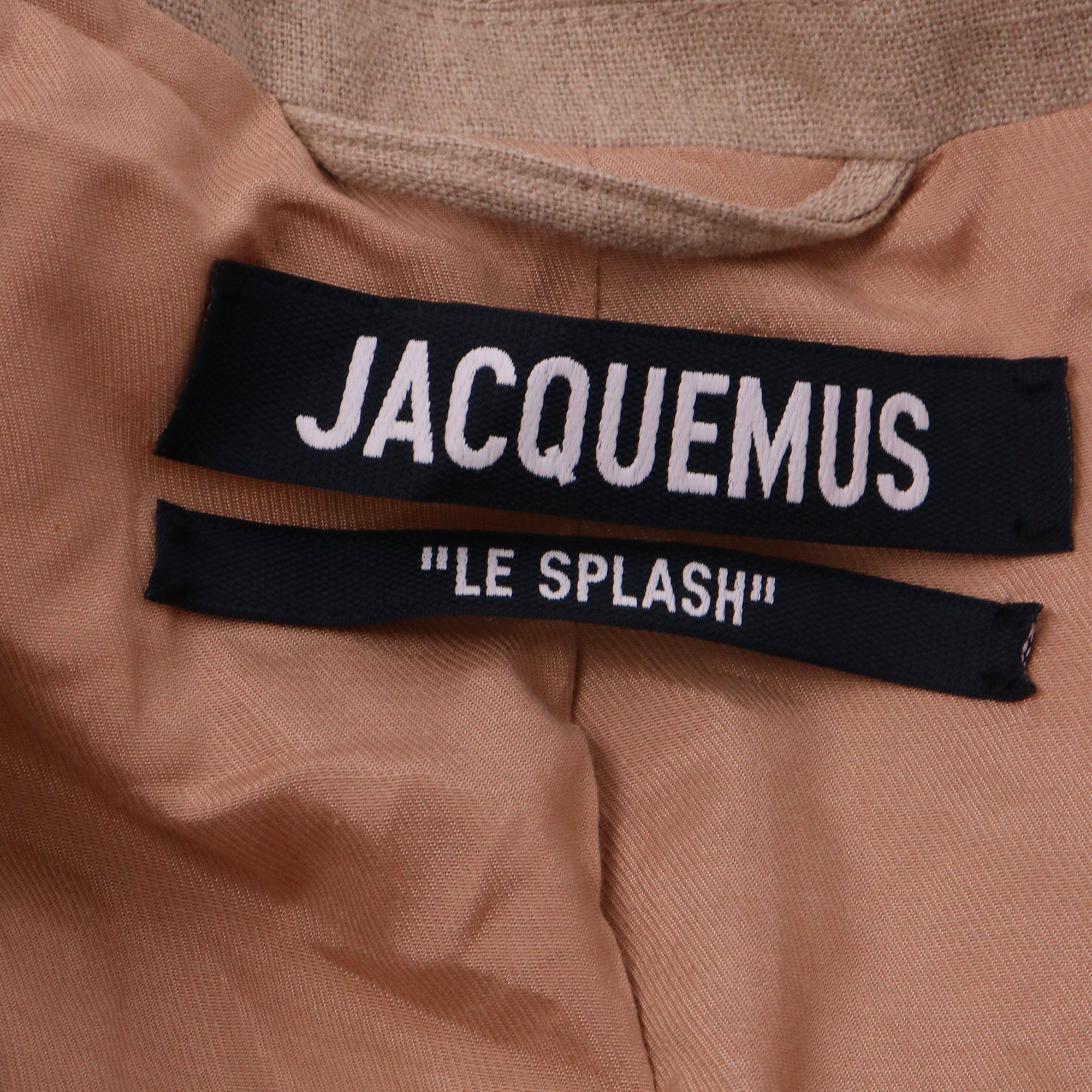 JACQUEMUS - Veste Le Splash Jacquemus en lin (T38)