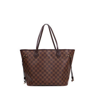 LOUIS VUITTON - Sac cabas Neverfull MM Louis Vuitton en toile damier ébène