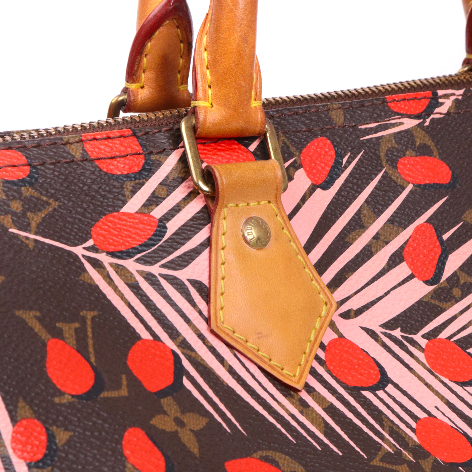 LOUIS VUITTON - Sac à main Speedy 30 Jungle Louis Vuitton en toile monogrammée