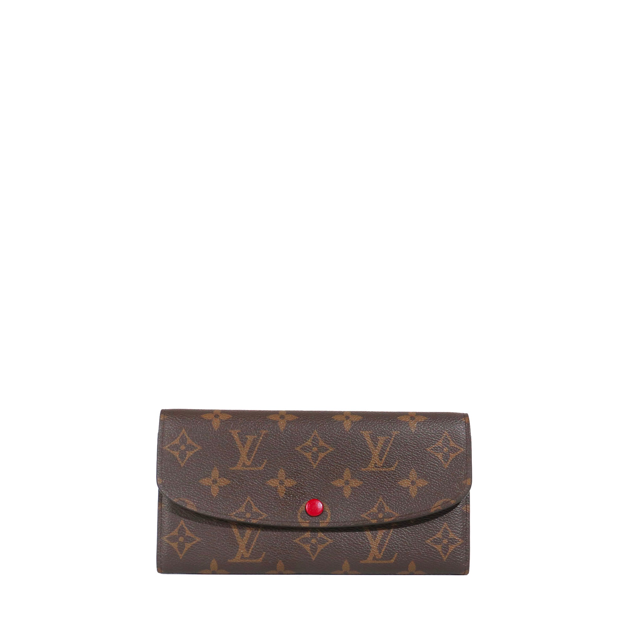 LOUIS VUITTON - Portefeuille Émilie Louis Vuitton en toile monogramme