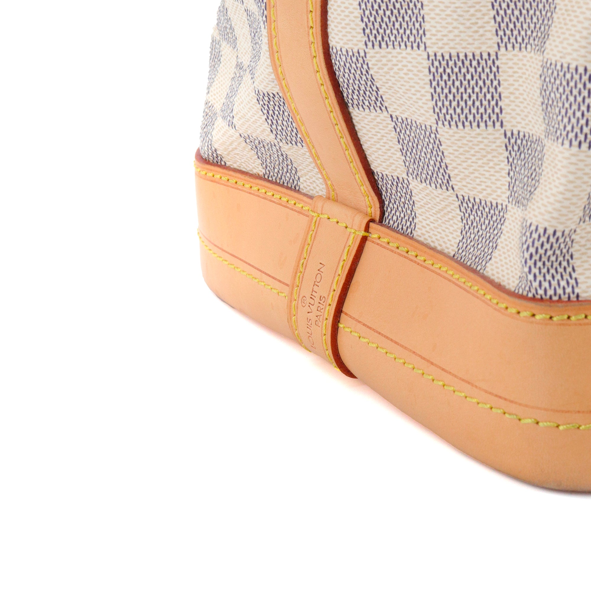 LOUIS VUITTON - Sac à épaule Noé Louis Vuitton en toile damier azur