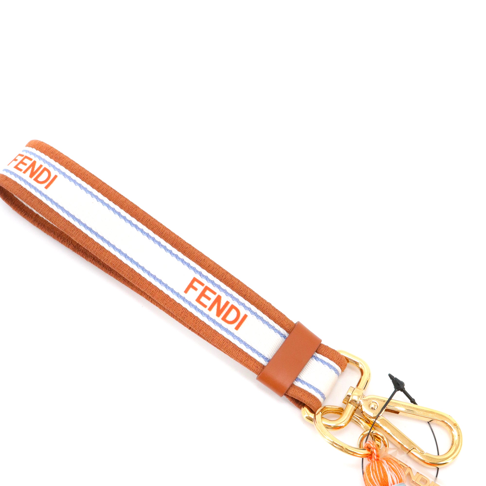 FENDI - Porte clés Fendi en toile multicolore