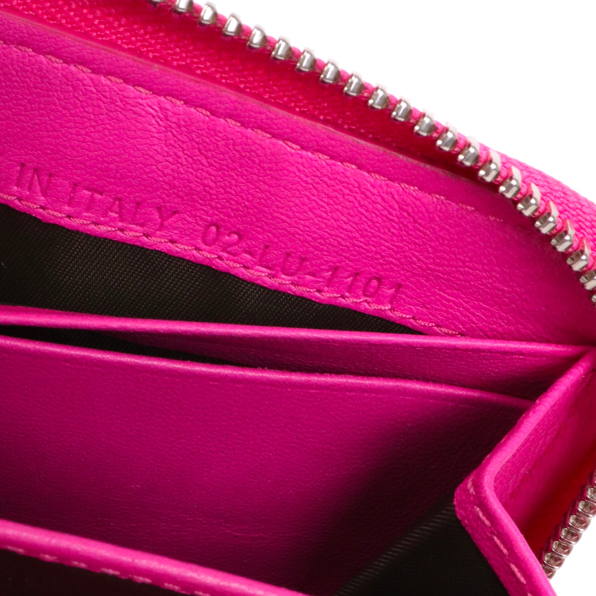 DIOR - Porte-monnaie Voyageur Lady Dior en cuir cannage rose