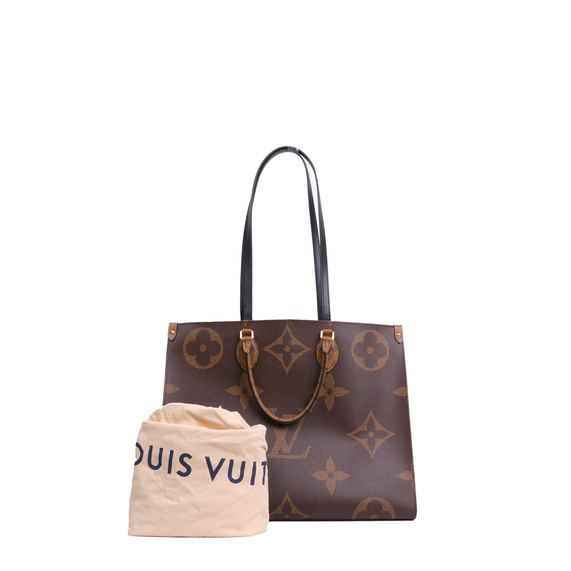 LOUIS VUITTON - Sac cabas Louis Vuitton OnTheGo GM en toile monogrammée