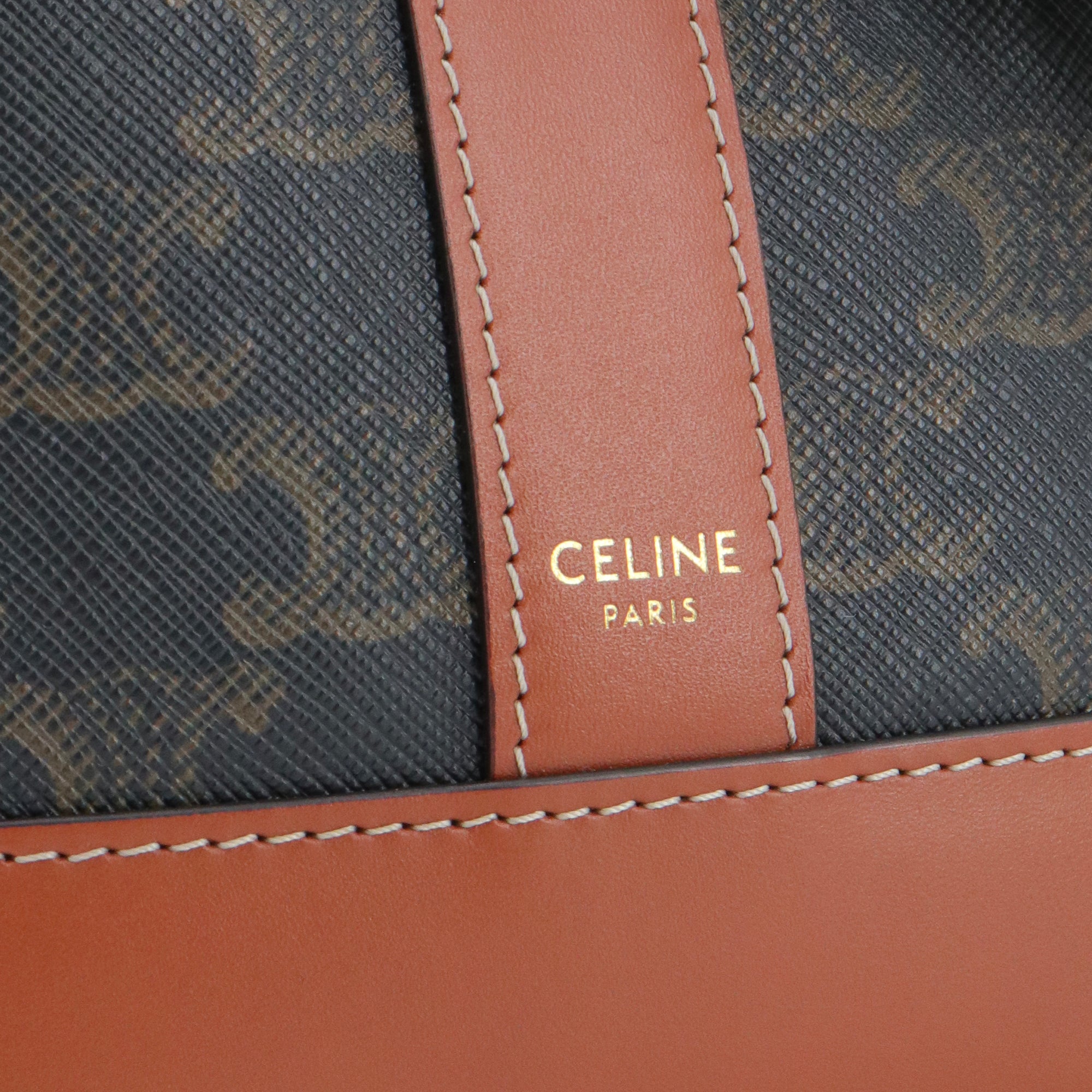 CELINE - Celine PM Bucket Shoulder Bag in Monogrammed Coated Canvas