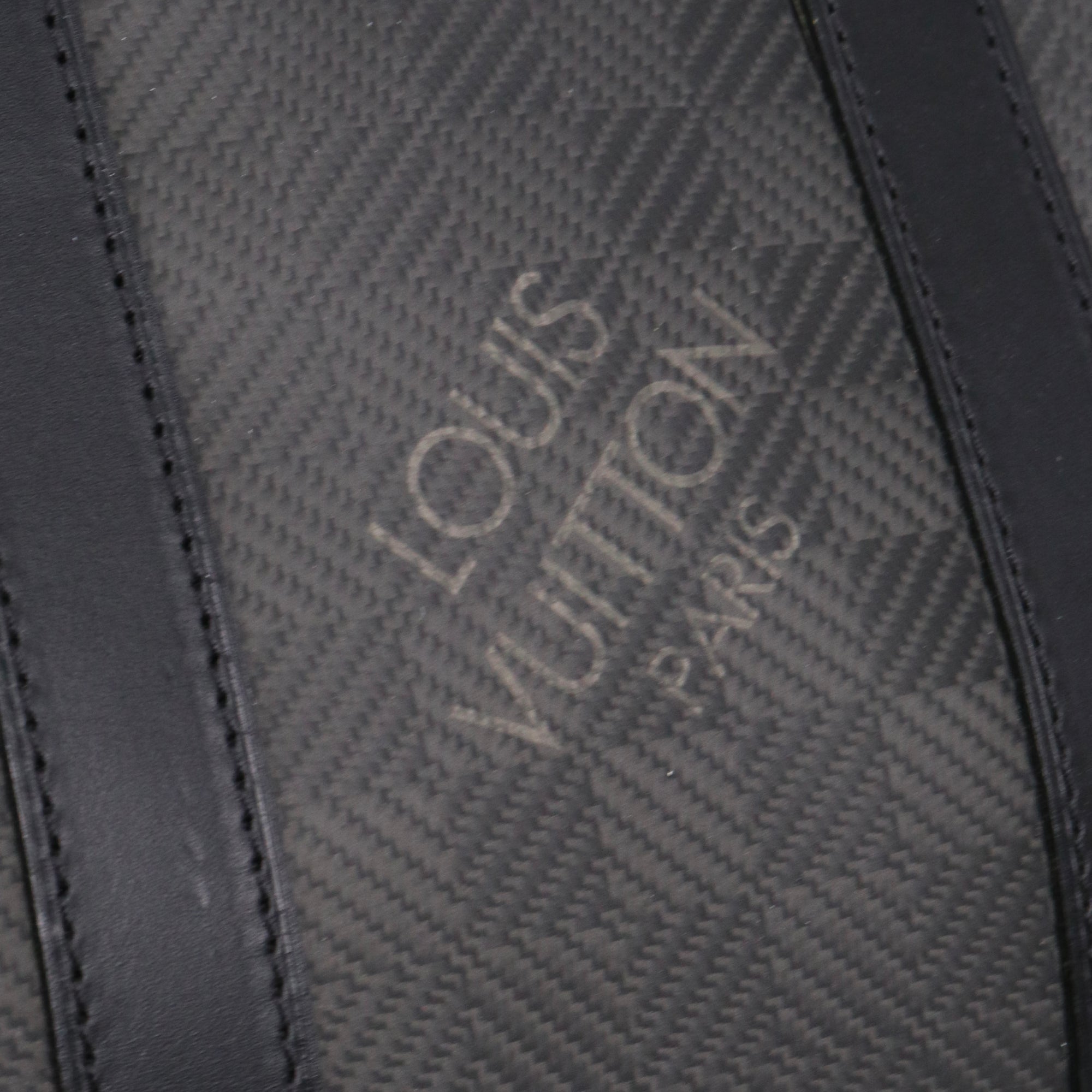 LOUIS VUITTON - Sac de voyage Keepall 45 Louis Vuitton en toile damier carbone