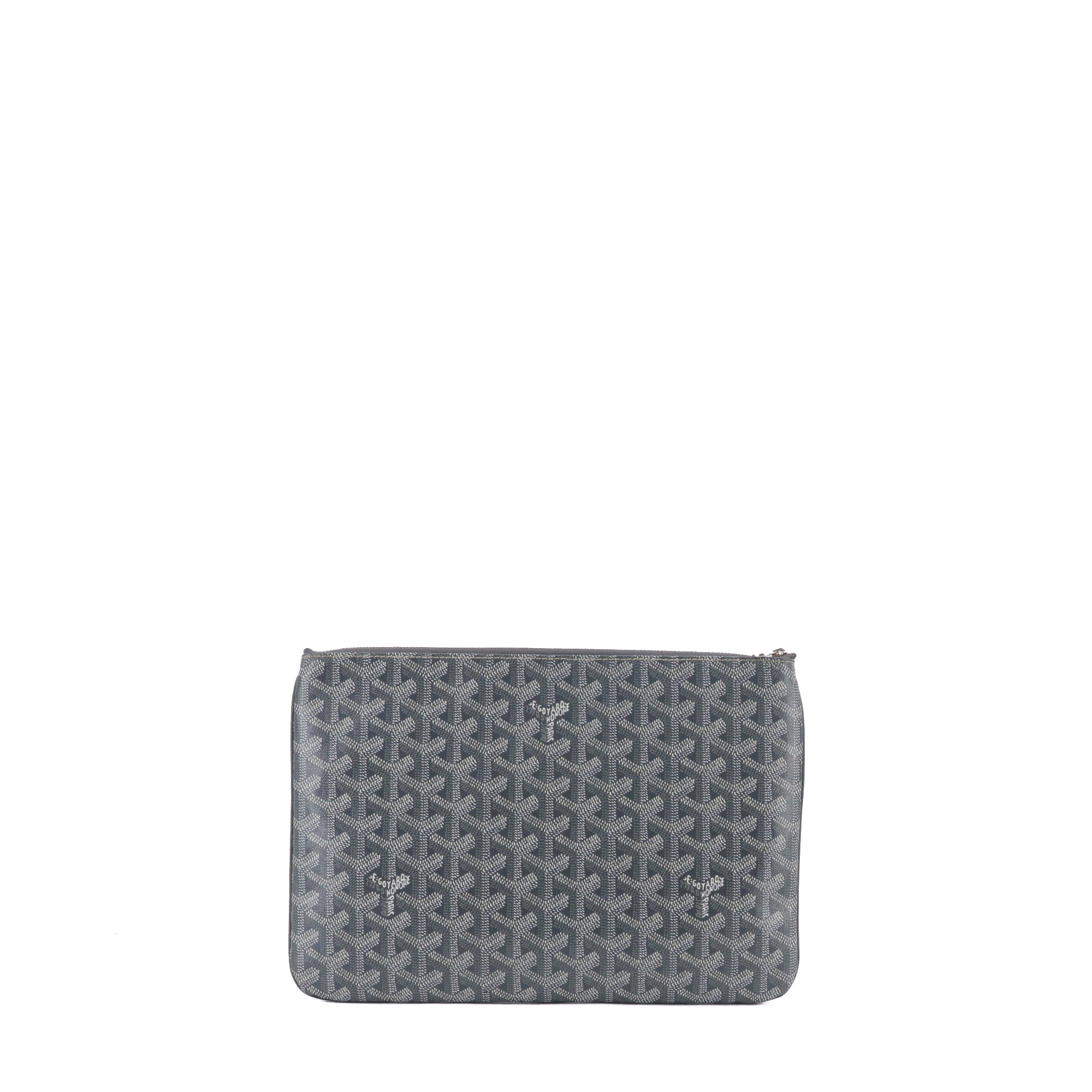 GOYARD - Pochette Sénat MM Goyard en toile goyardine grise