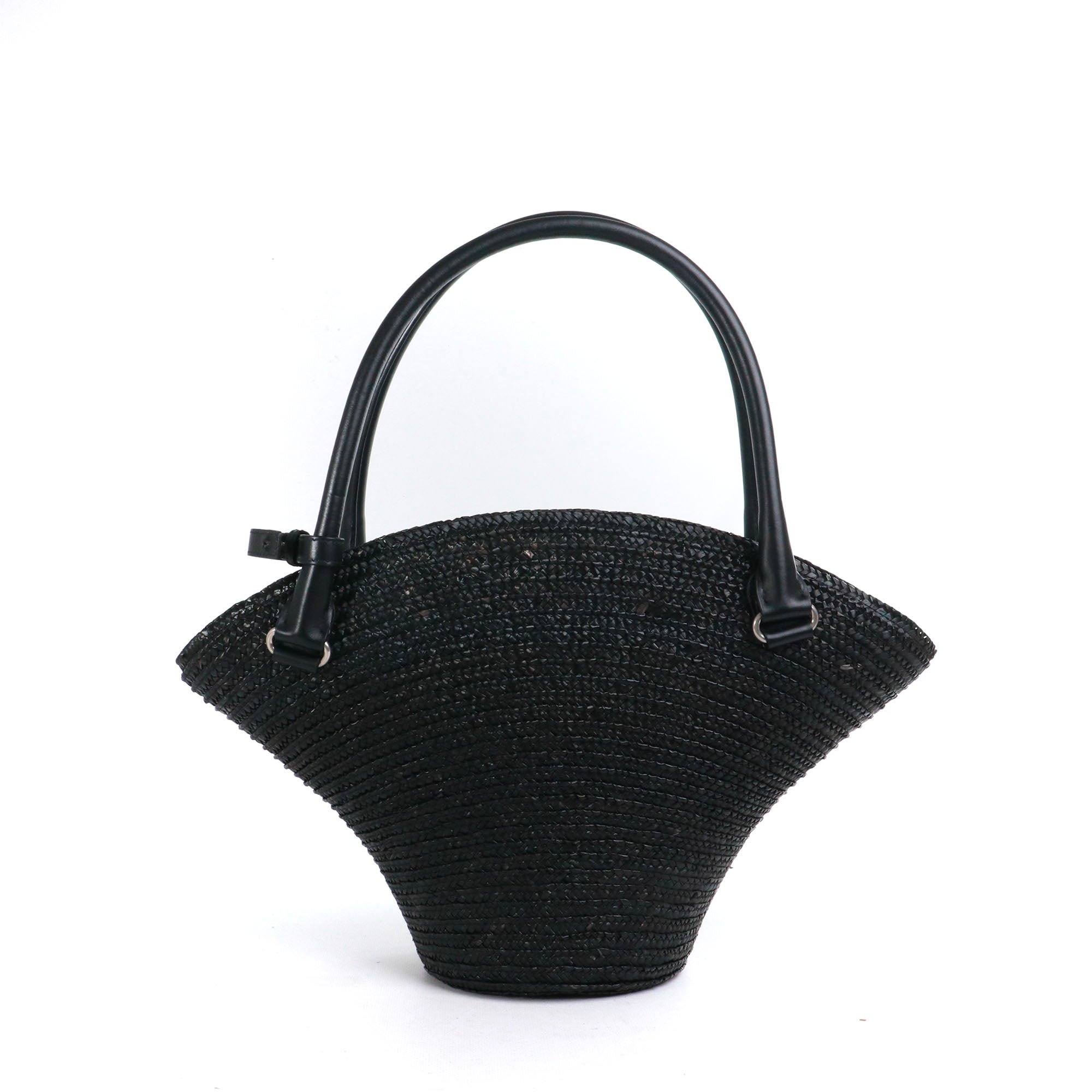 BALENCIAGA - Sac cabas Beach Medium Balenciaga en paille noire