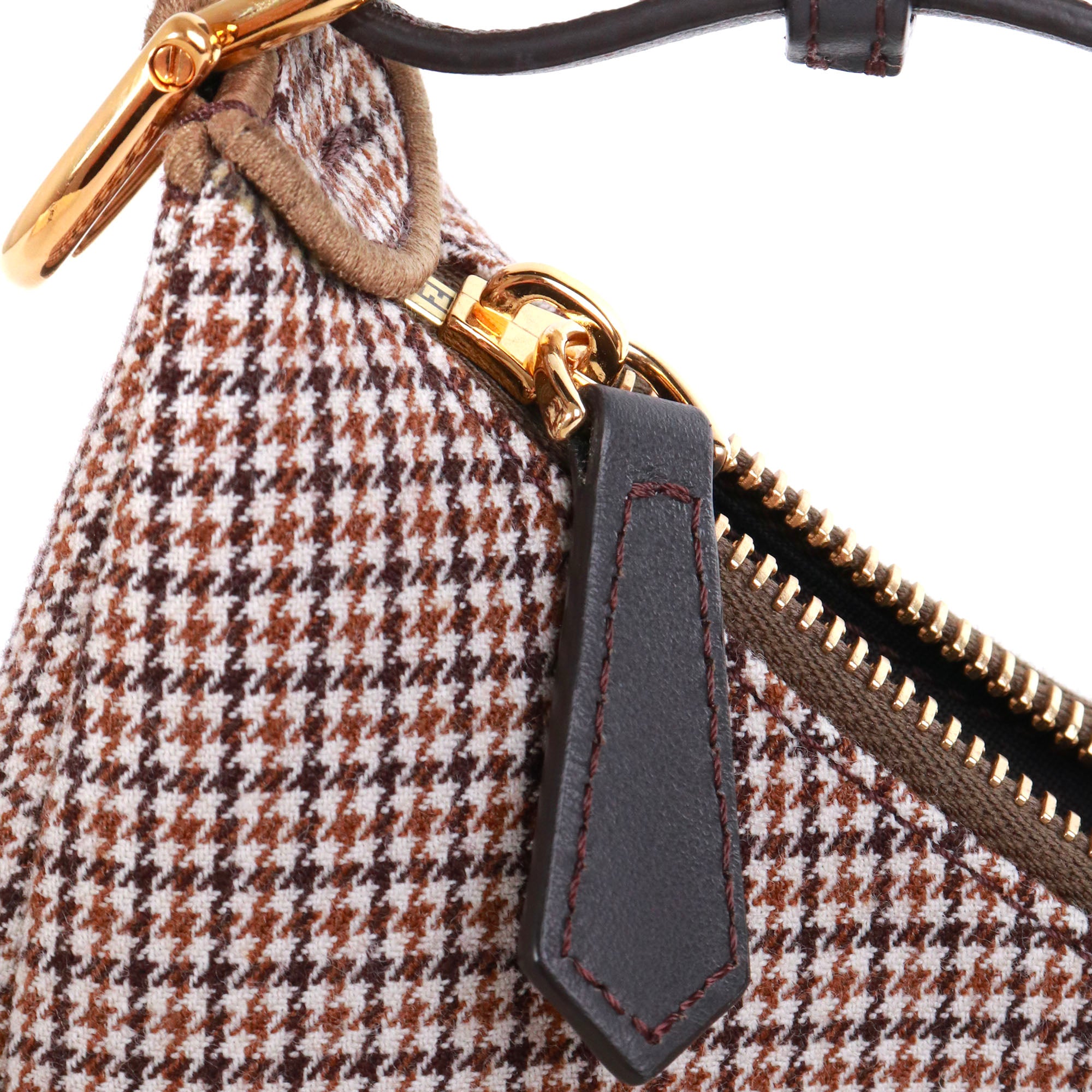 FENDI - Sac à épaule Fendigraphy Fendi en toile marron