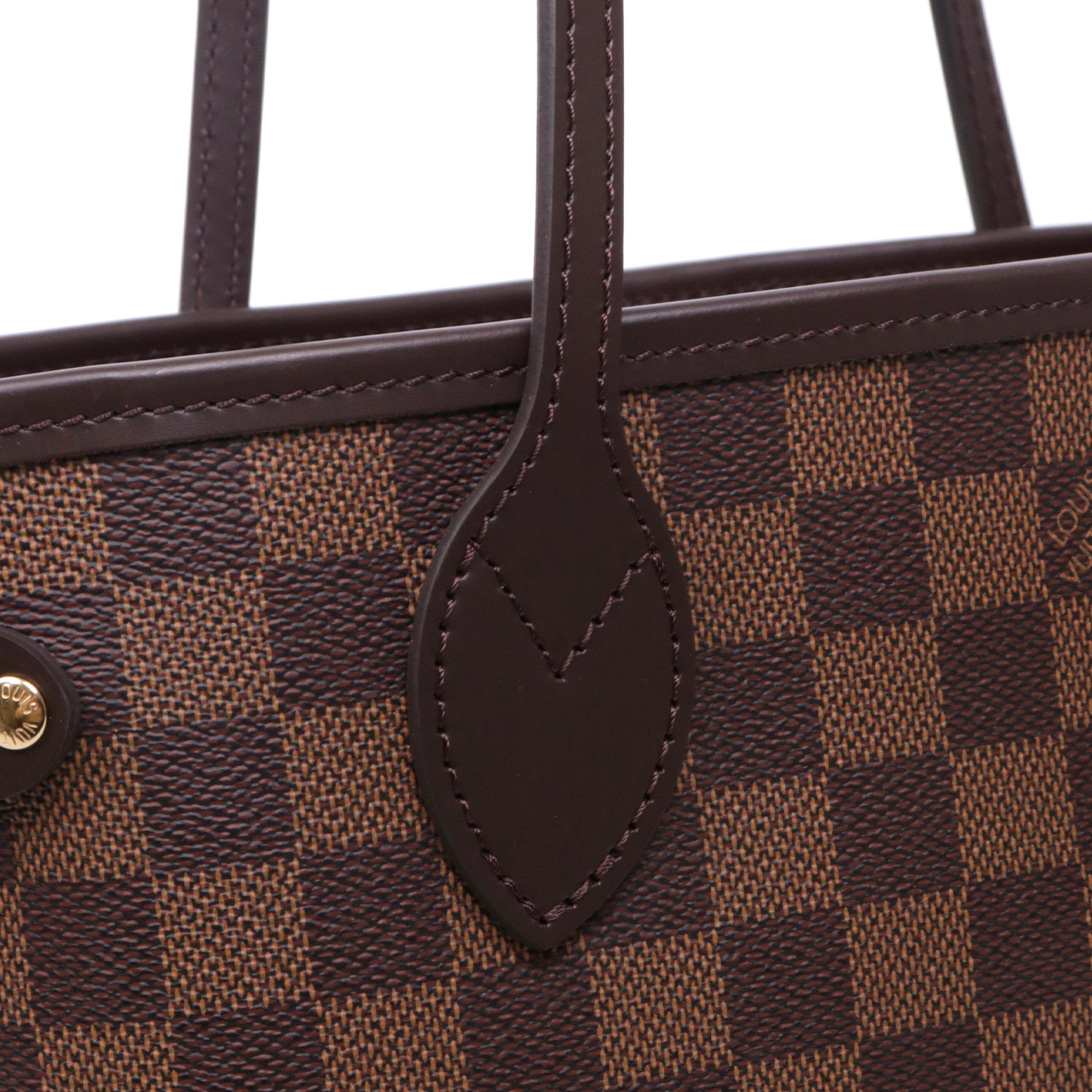 LOUIS VUITTON - Sac cabas Neverfull PM Louis Vuitton en toile damier ébène