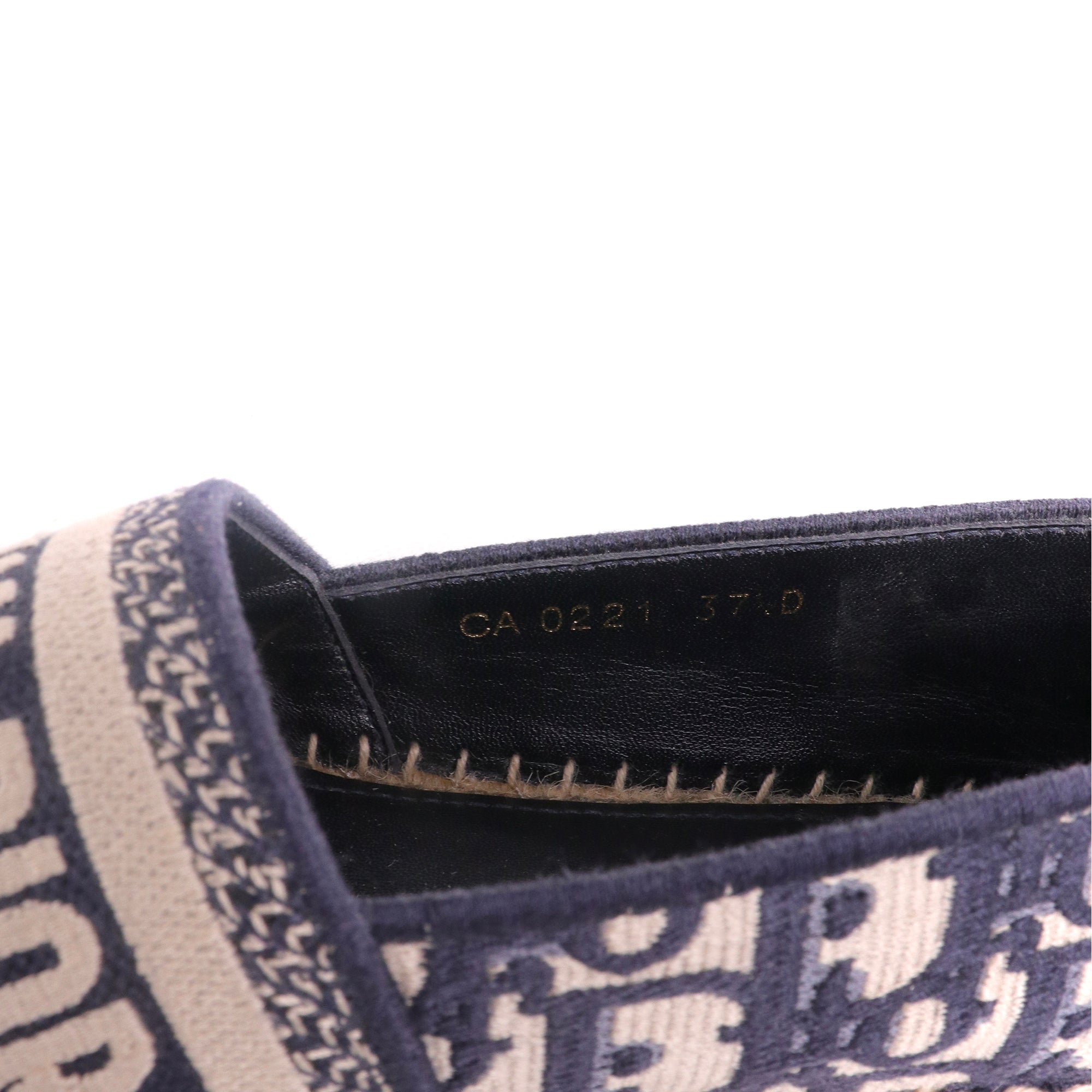 DIOR - Espadrilles Granville Dior en toile Dior Oblique (T37,5)