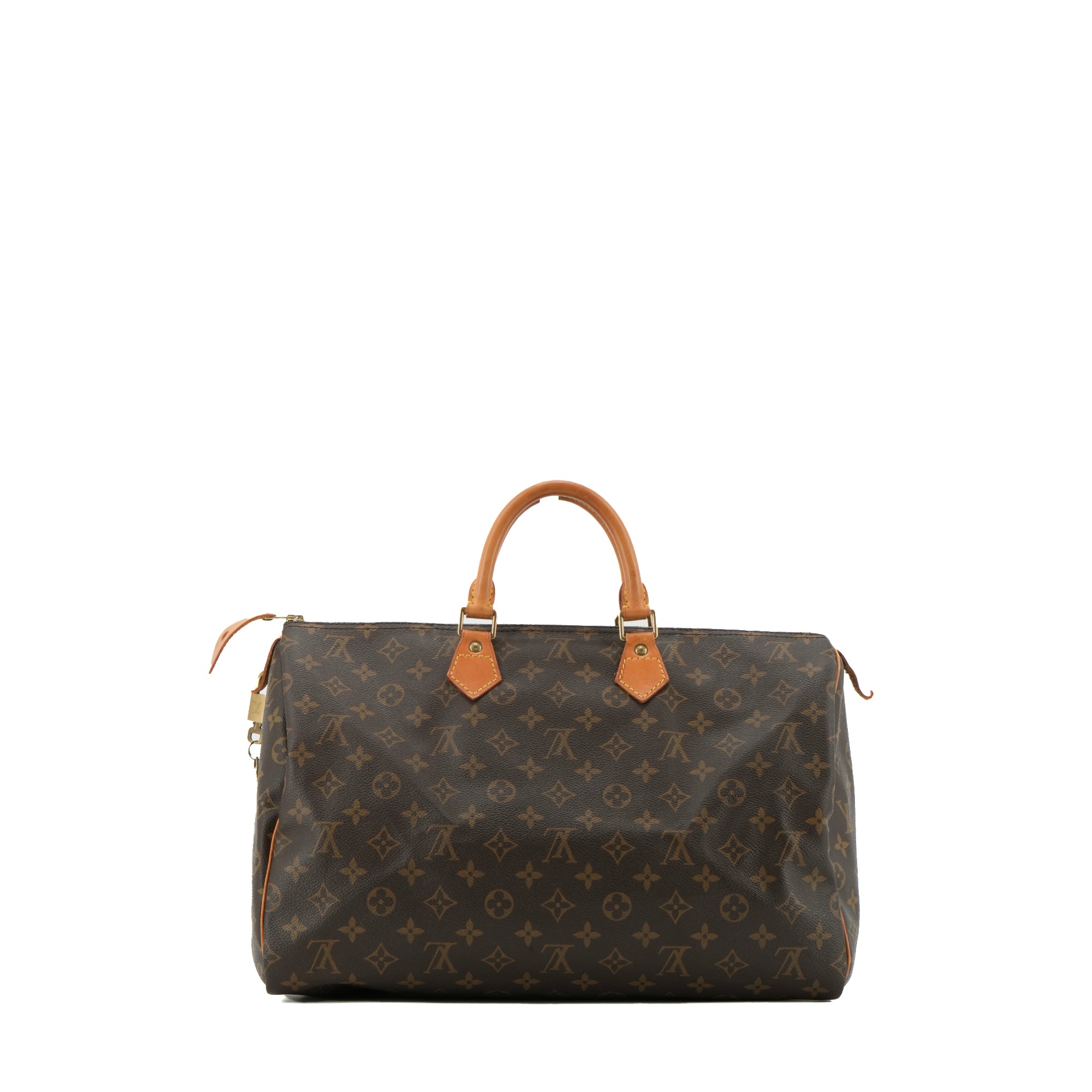 LOUIS VUITTON - Sac à main Speedy 40 Louis Vuitton en toile monogrammée vintage