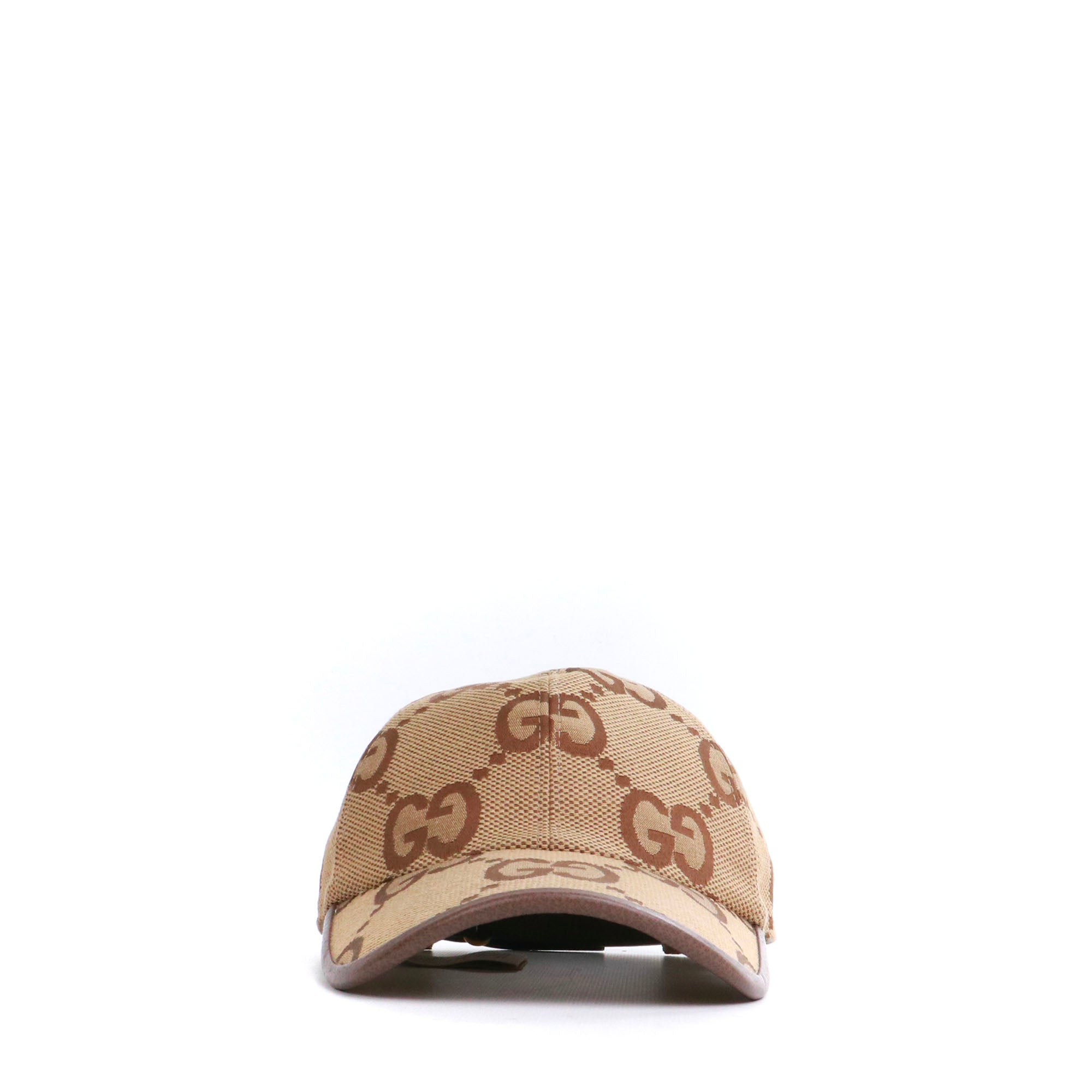 GUCCI - Casquette Gucci en toile GG Jumbo marron (XS)