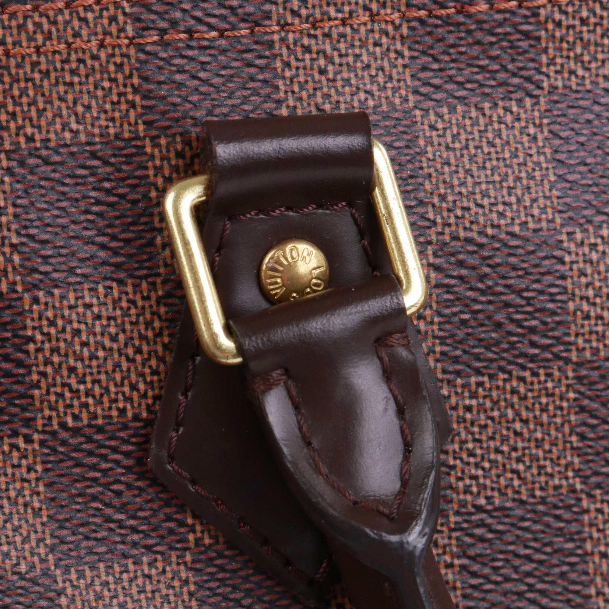 LOUIS VUITTON - Sac à main Speedy 30 Louis Vuitton en toile damier ébène