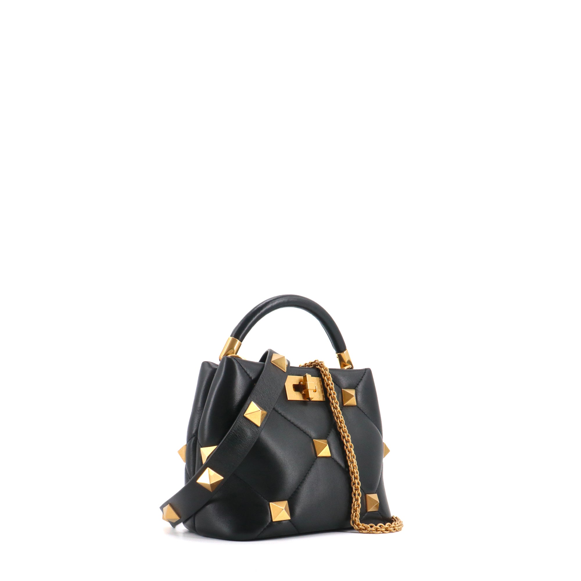 VALENTINO - Rockstud leather tote bag
