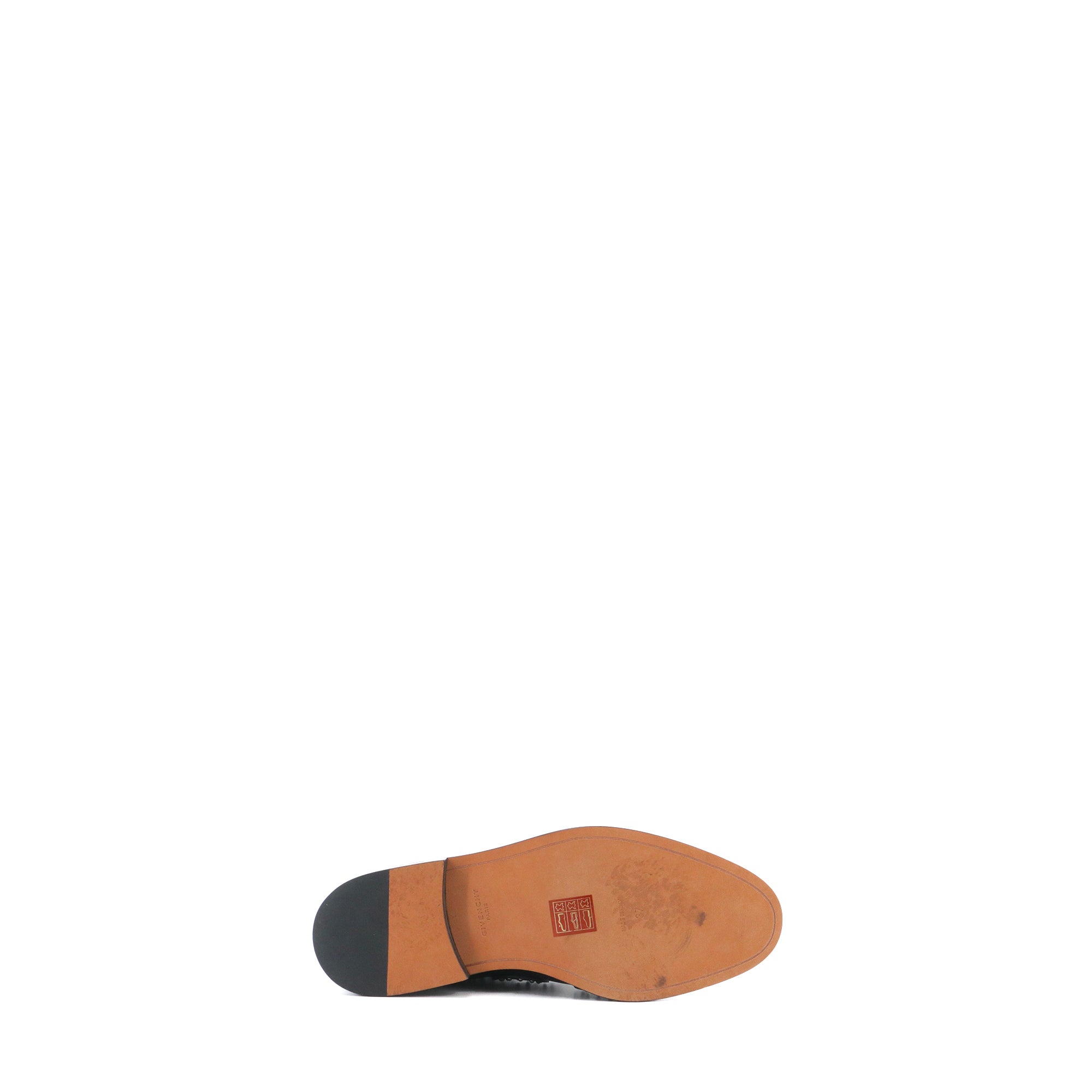GIVENCHY - Black leather heeled ankle boots (T36)