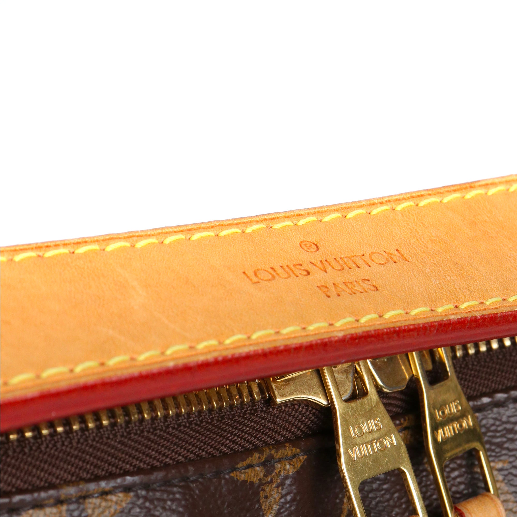 LOUIS VUITTON - Sac cabas Sully Louis Vuitton en toile enduite monogrammée marron