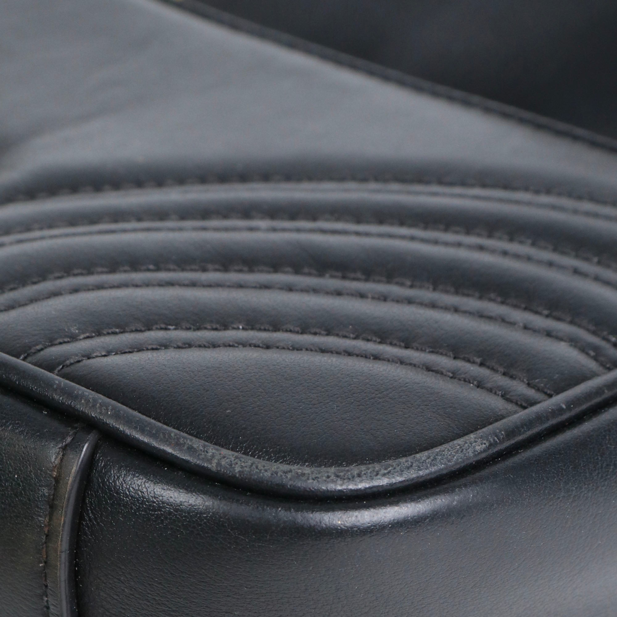 GUCCI - GG Marmont Small Size shoulder bag in black leather
