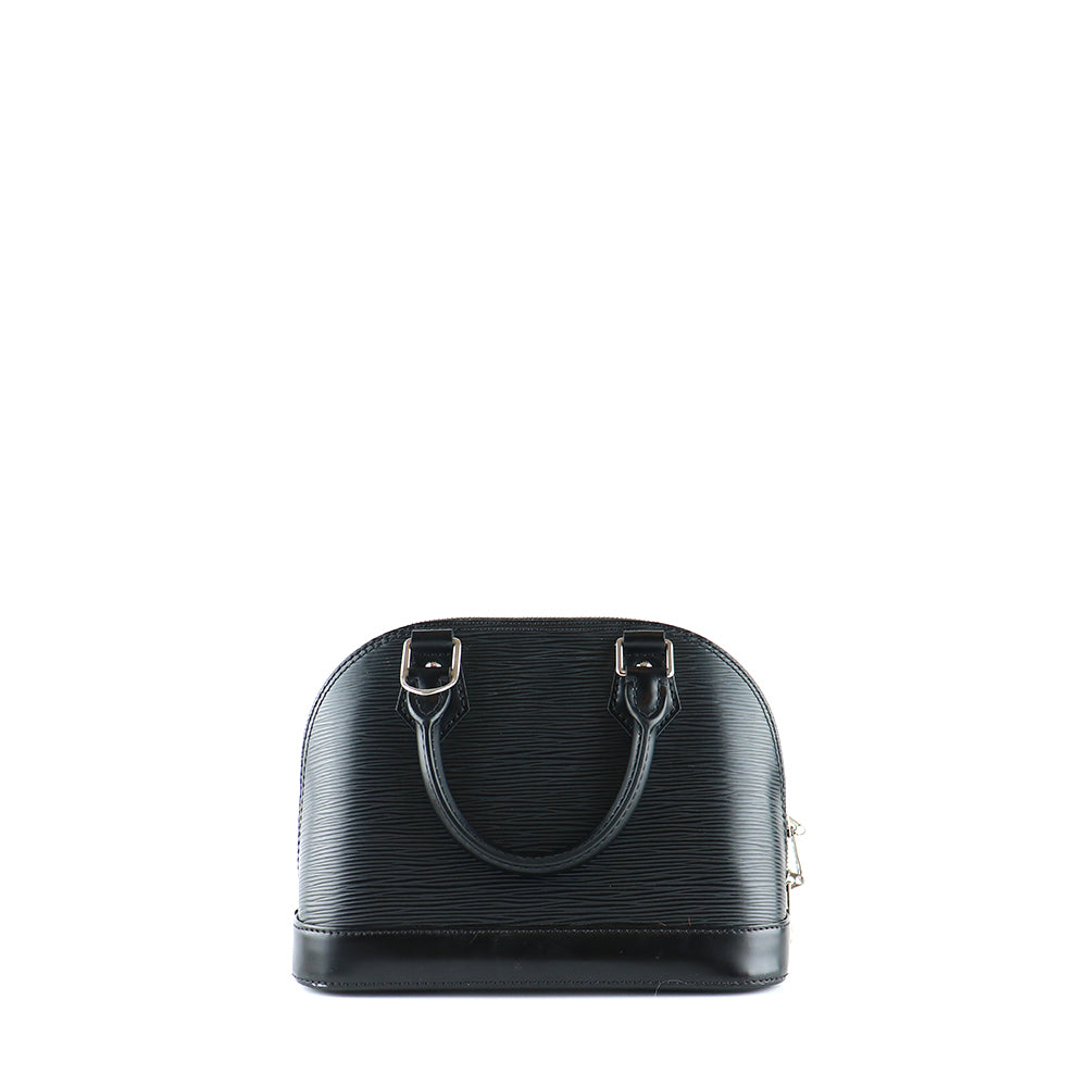 LOUIS VUITTON - Sac à bandoulière Alma BB en cuir épi noir