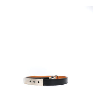 HERMÈS - Ceinture Java Hermès en cuir box noir (T65)