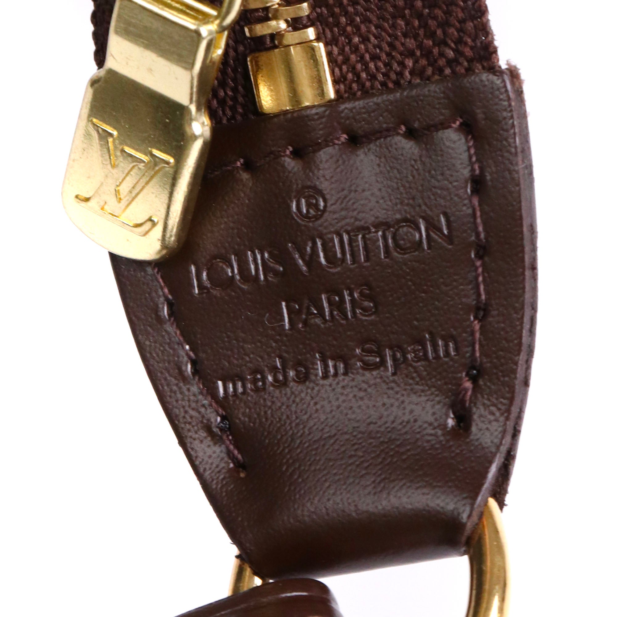 LOUIS VUITTON - Pochette Accessoire Louis Vuitton en toile damier ébène