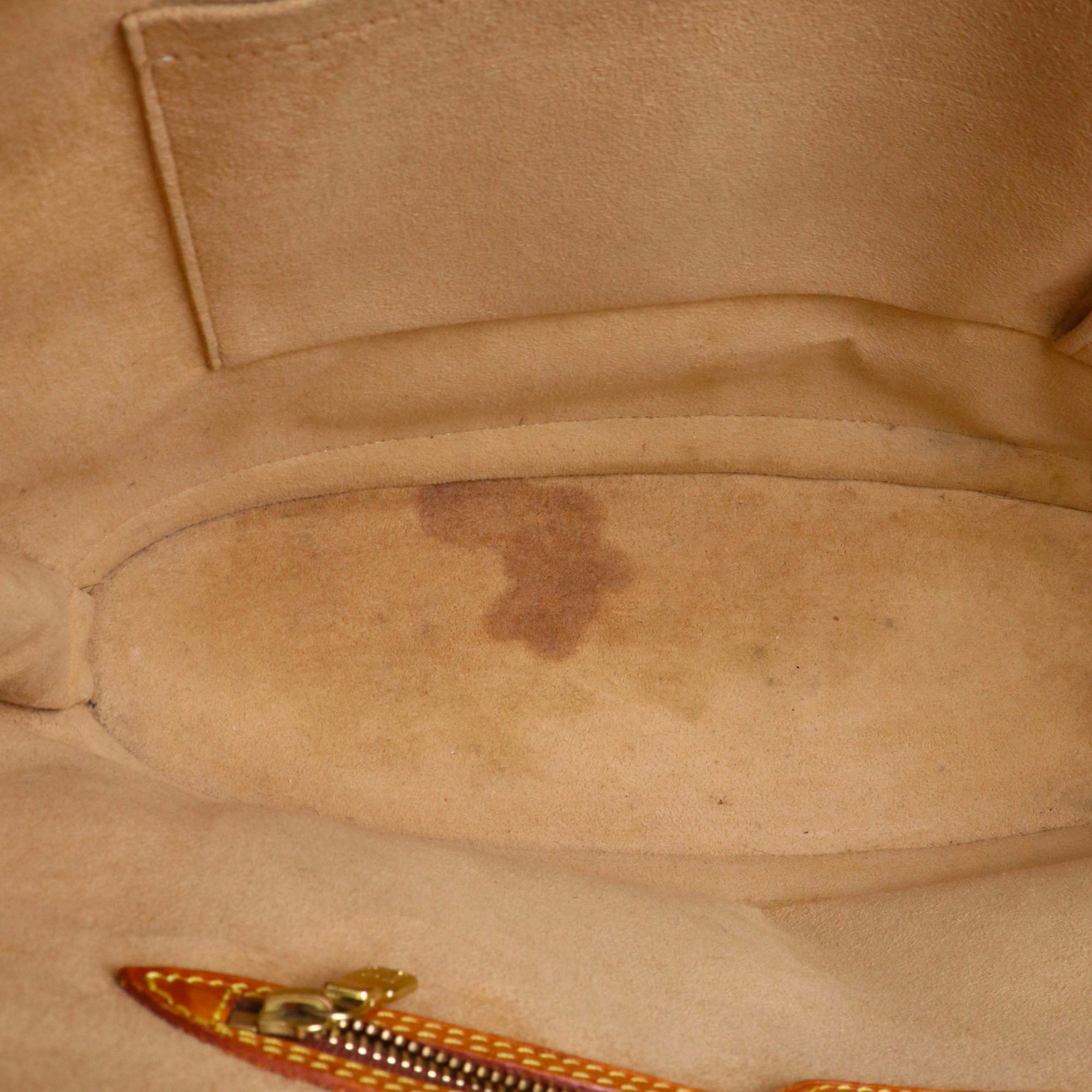 LOUIS VUITTON - Sac cabas Babylone Louis Vuitton en toile monogrammée marron vintage