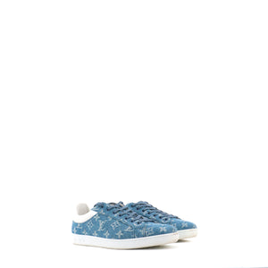 LOUIS VUITTON - Sneakers Luxembourg Louis Vuitton en denim bleu (T40)