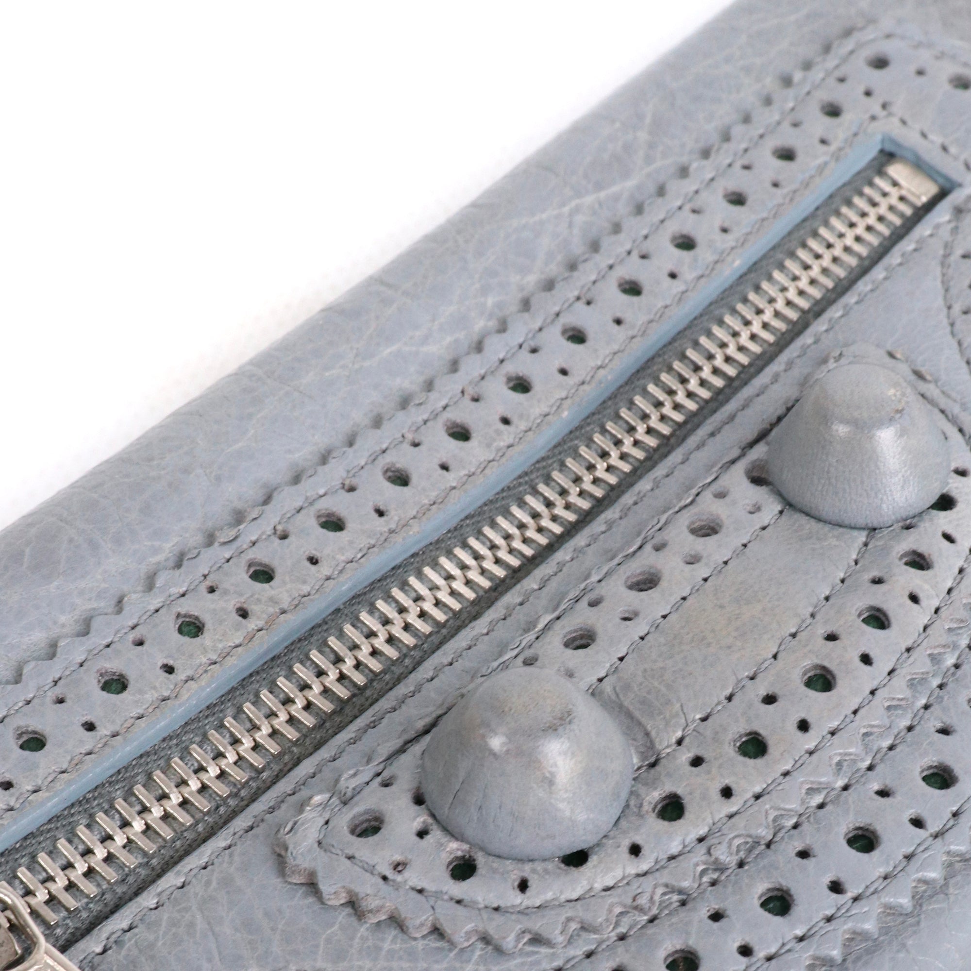 BALENCIAGA - Classic leather clutch