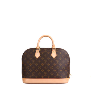 LOUIS VUITTON - Sac à main Alma PM Louis Vuitton en toile monogrammée