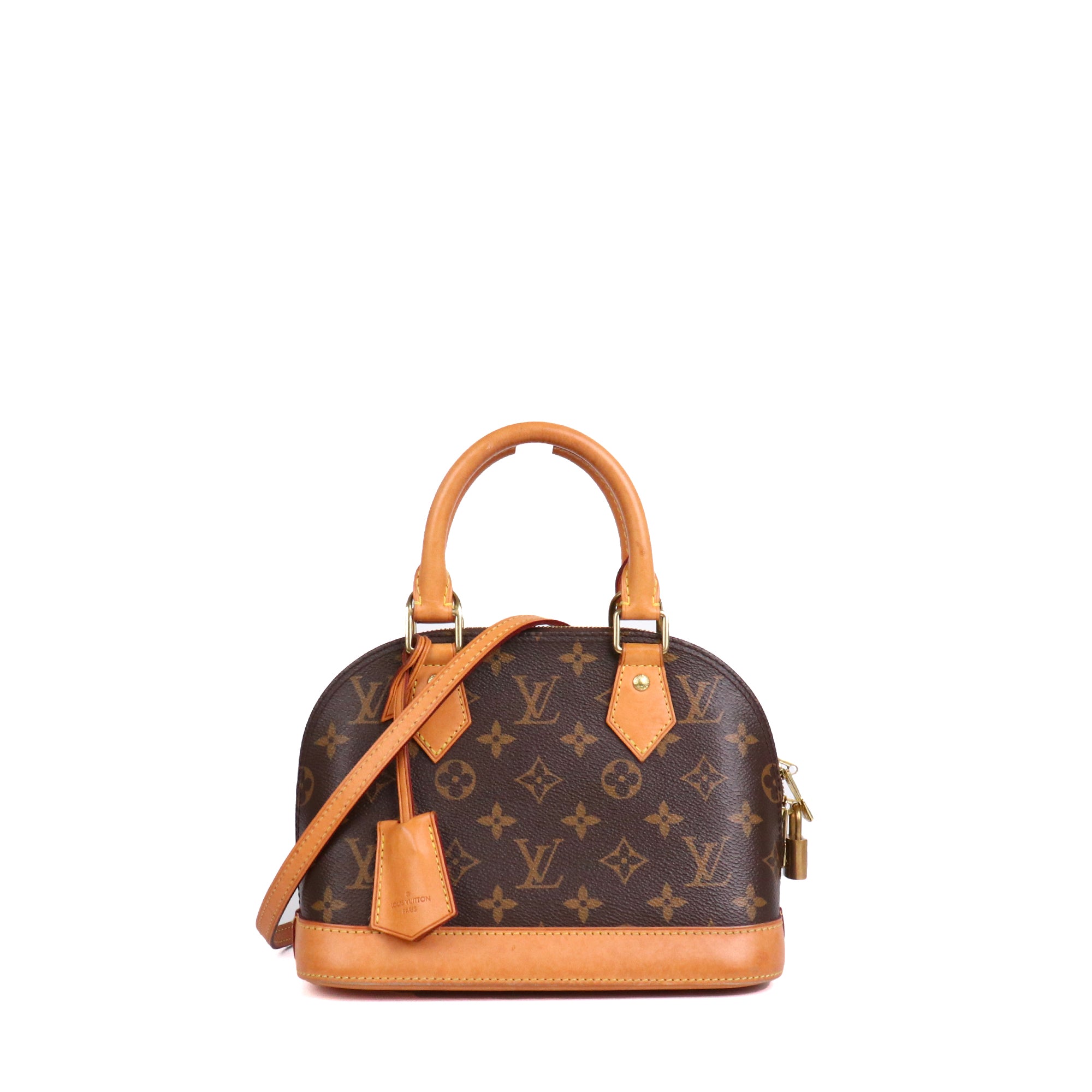 LOUIS VUITTON - Sac à bandoulière Alma BB Louis Vuitton en toile monogrammée