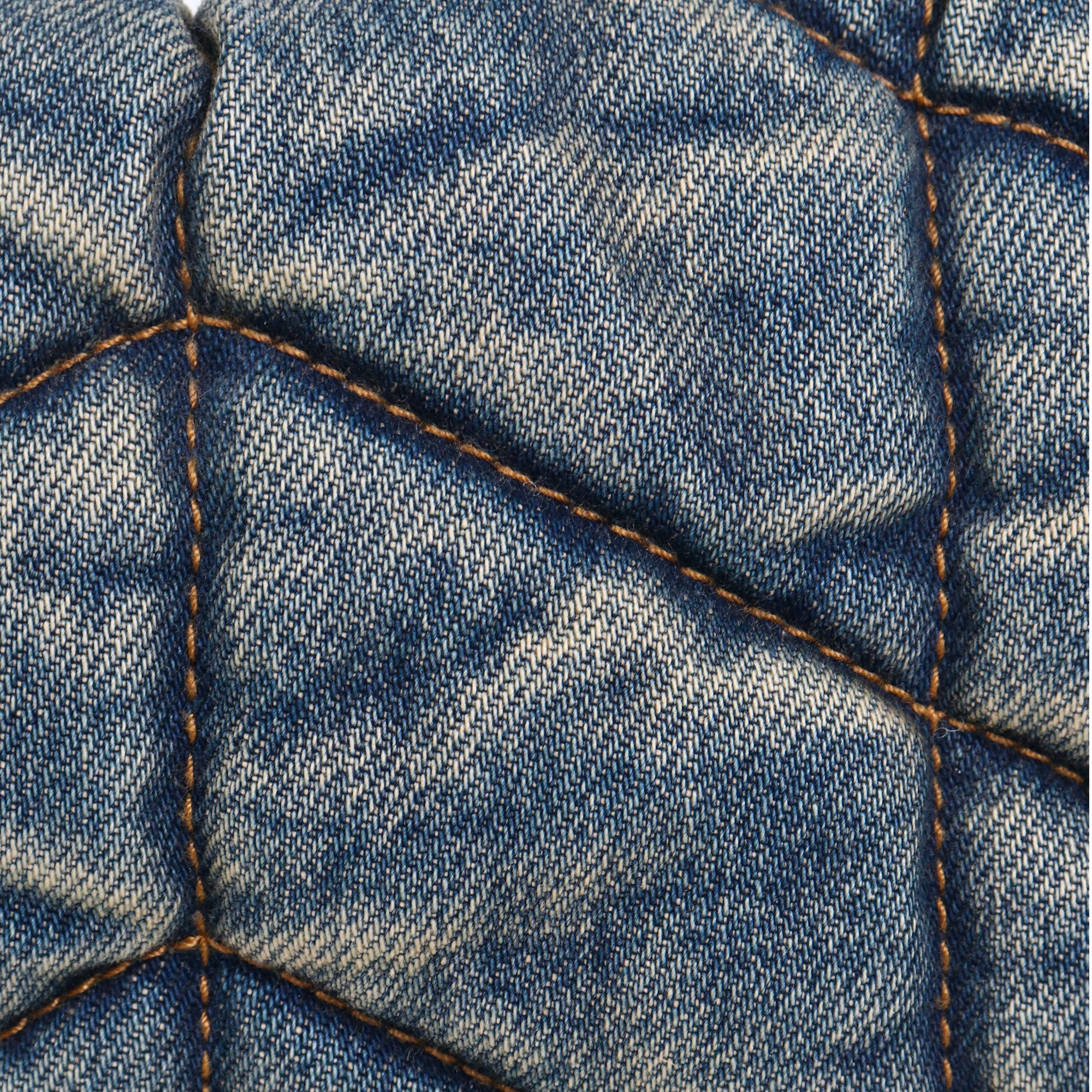 SAINT LAURENT - Sac à bandoulière Puffer Toy Saint Laurent en denim