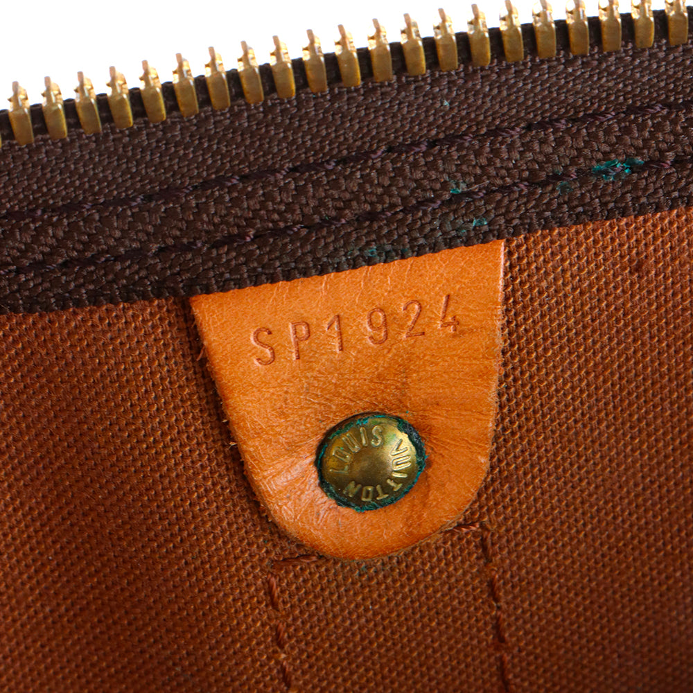 LOUIS VUITTON - Sac de voyage Keepall 55 en toile monogrammée vintage