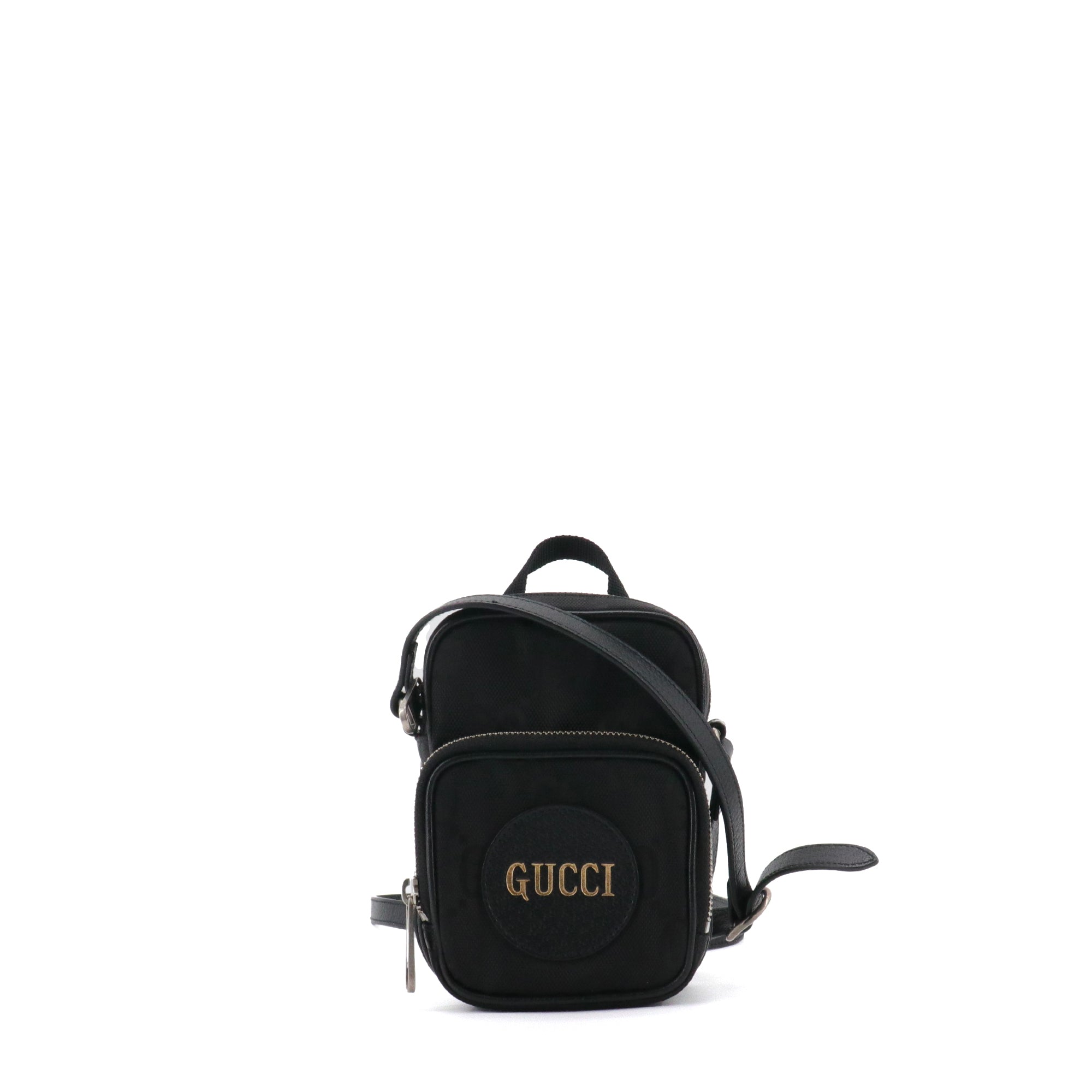 GUCCI - Sac à bandoulière Off The Grid Mini Gucci en cuir toile monogrammée noire