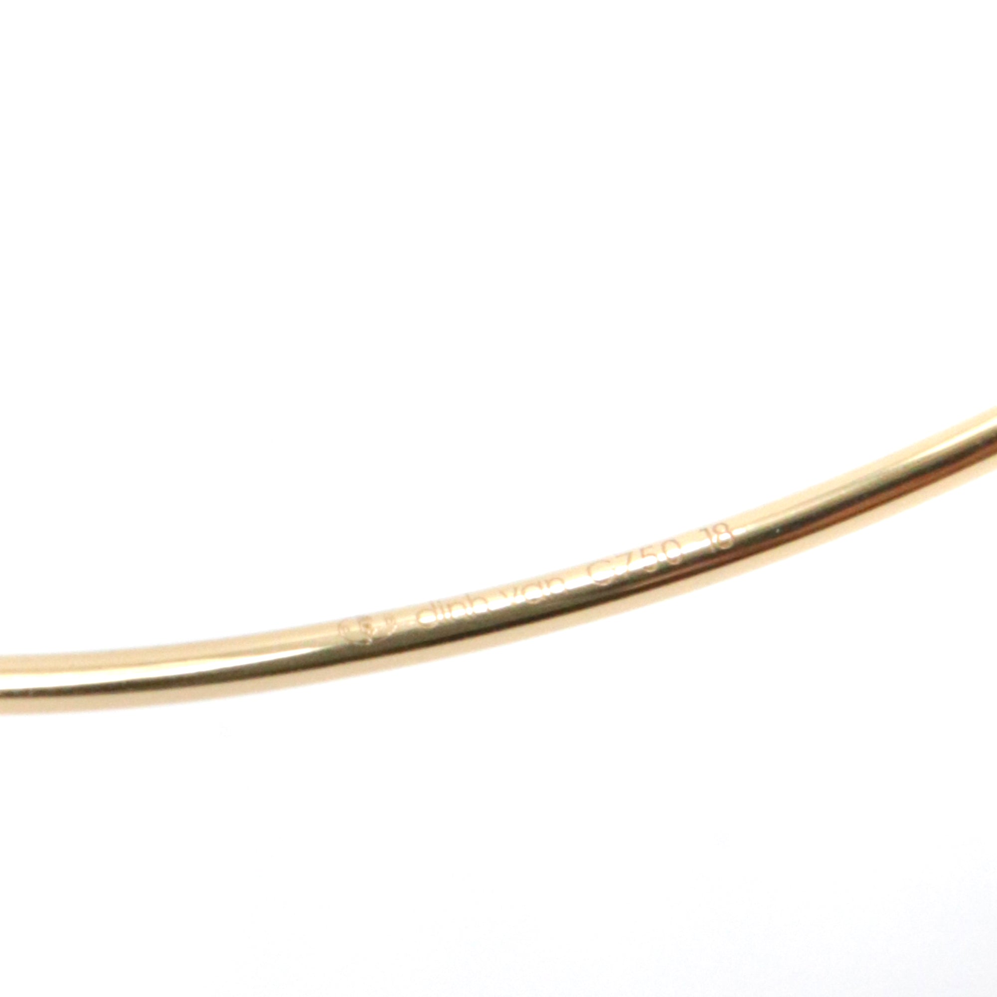 DINH VAN - Dinh Van Lock Bangle Bracelet in yellow gold