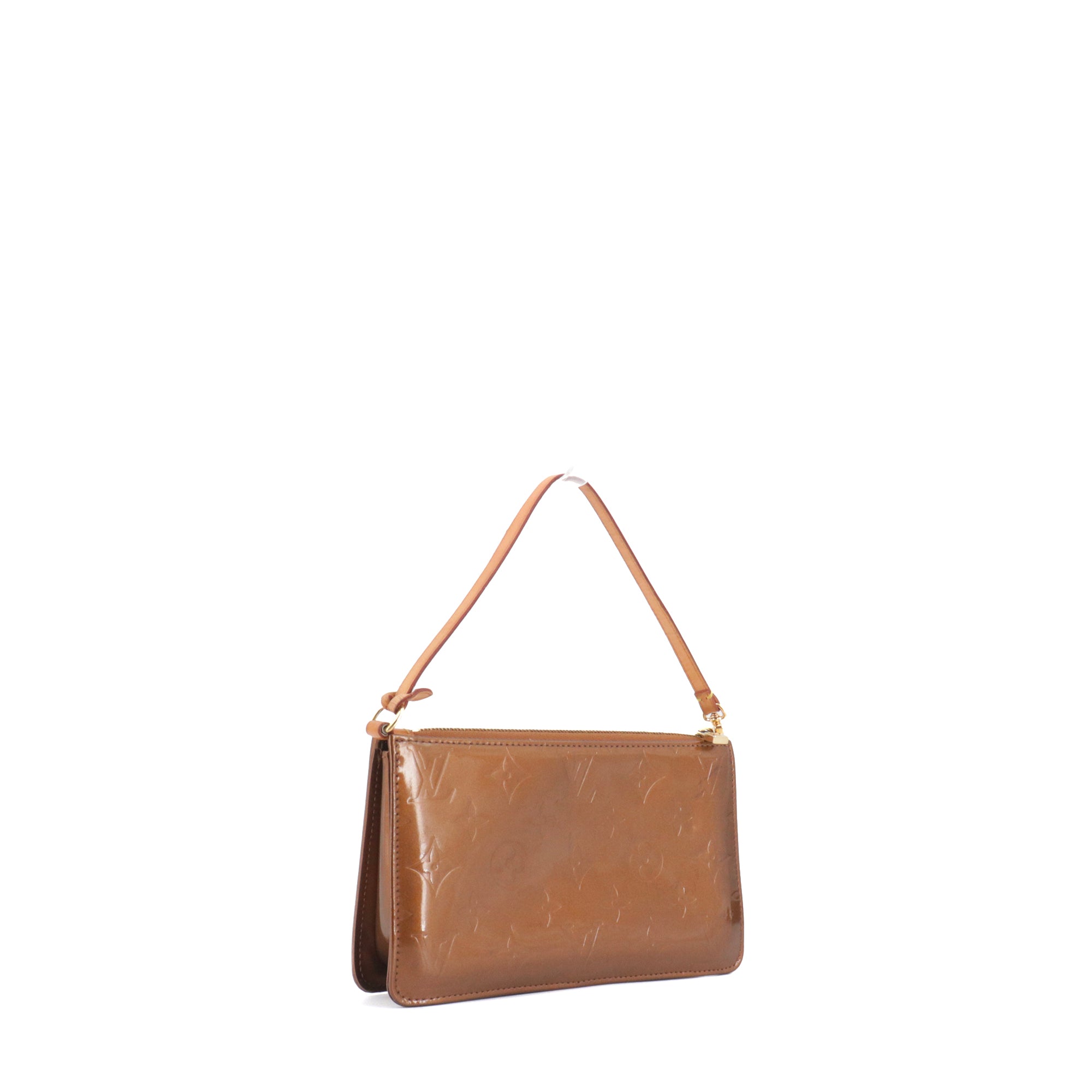 LOUIS VUITTON - Pochette Lexington Louis Vuitton en cuir verni monogrammé