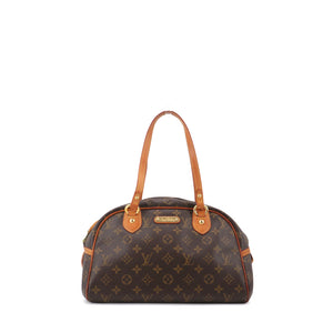 LOUIS VUITTON - Sac à main Montorgueil Louis Vuitton en toile monogrammée