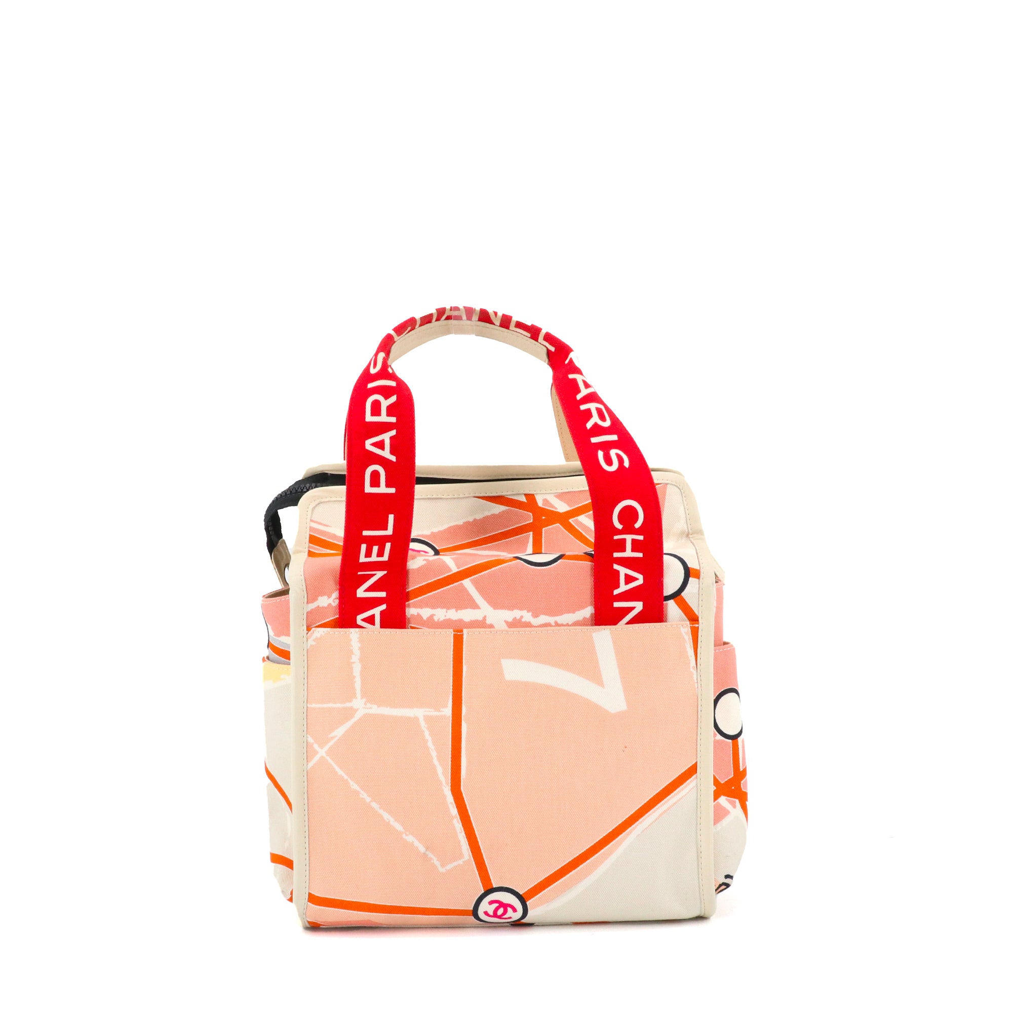 CHANEL - Sac à main Chanel en toile multicolore