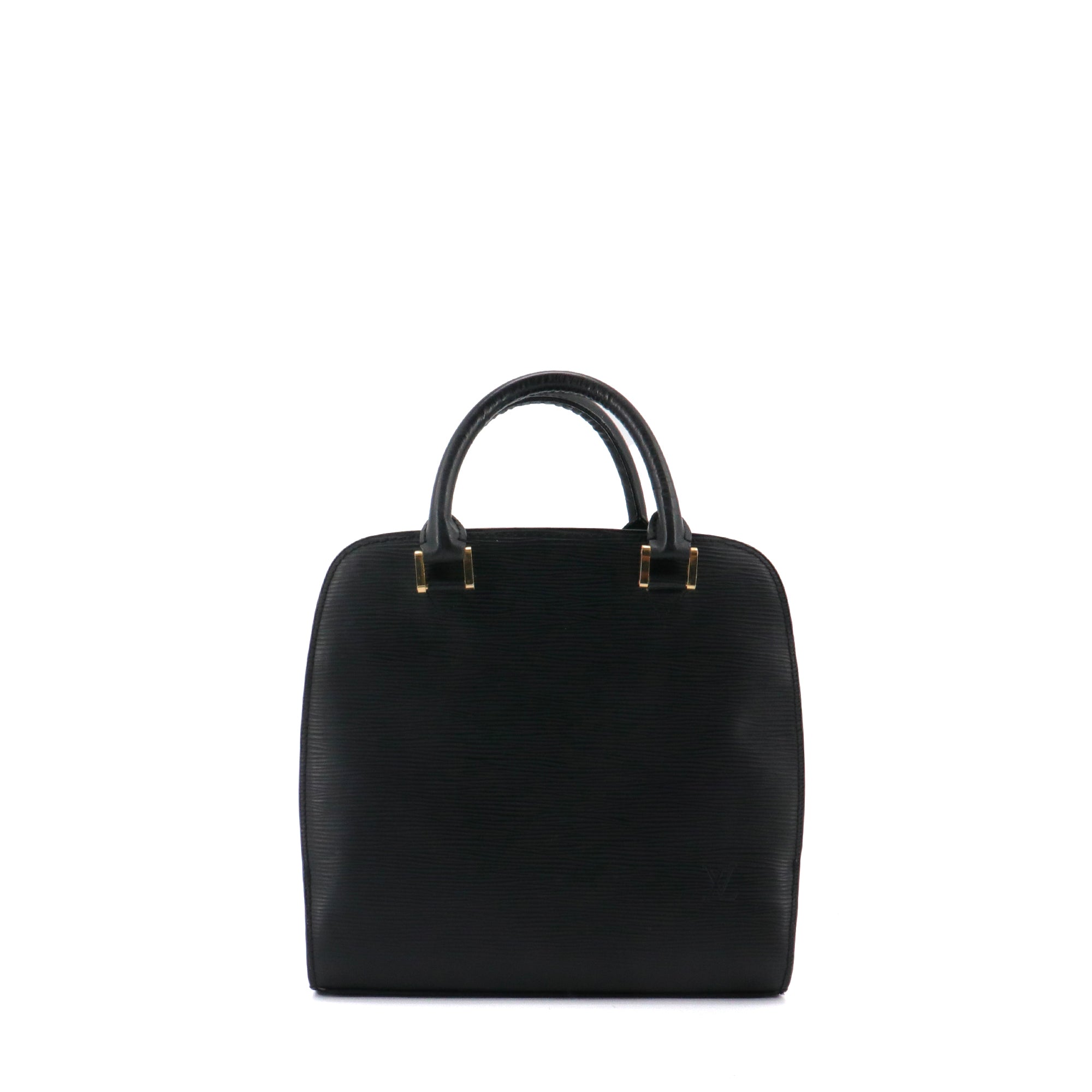 LOUIS VUITTON - Sac à main Pont Neuf Louis Vuitton en cuir épi noir