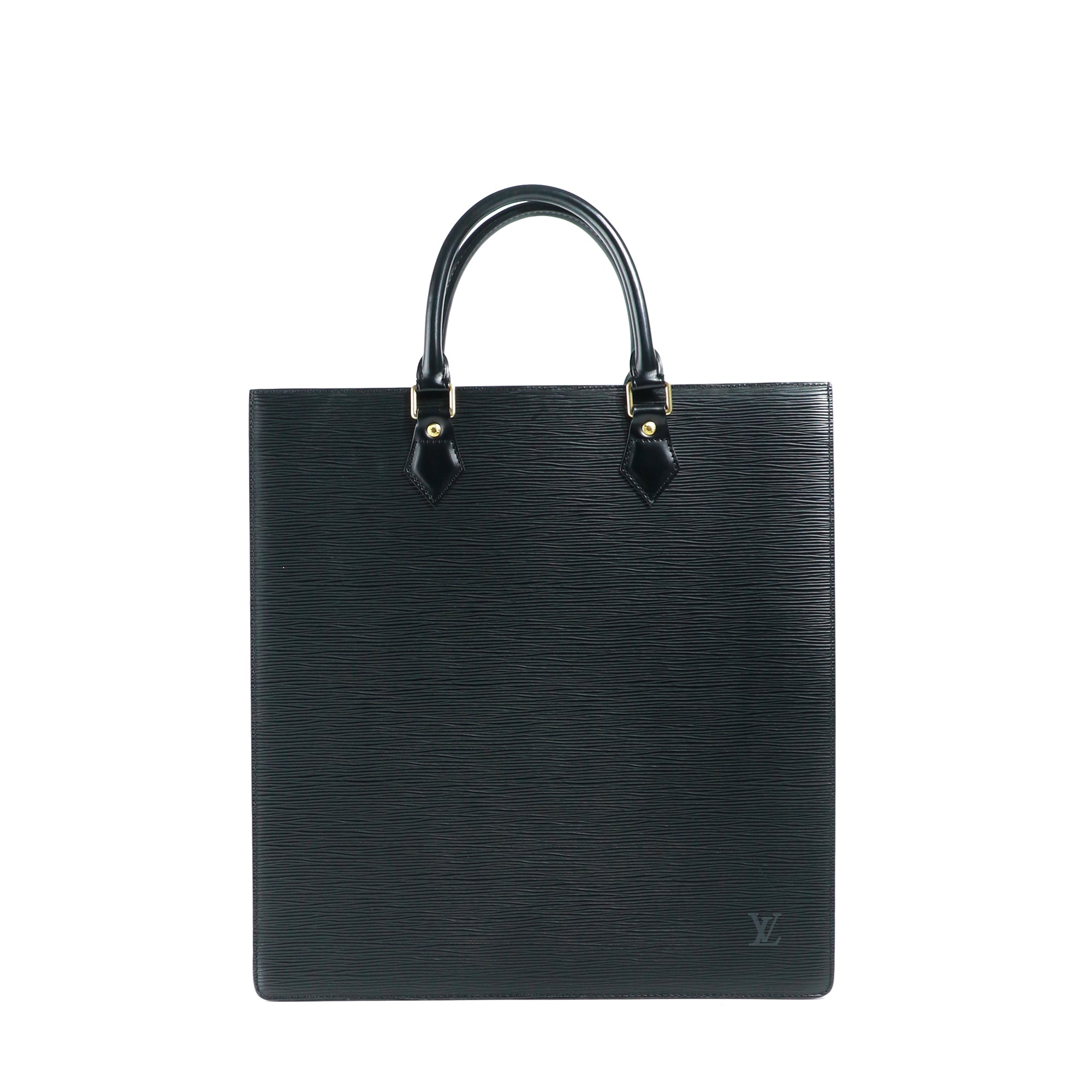 LOUIS VUITTON - Sac cabas plat GM en cuir épi noir