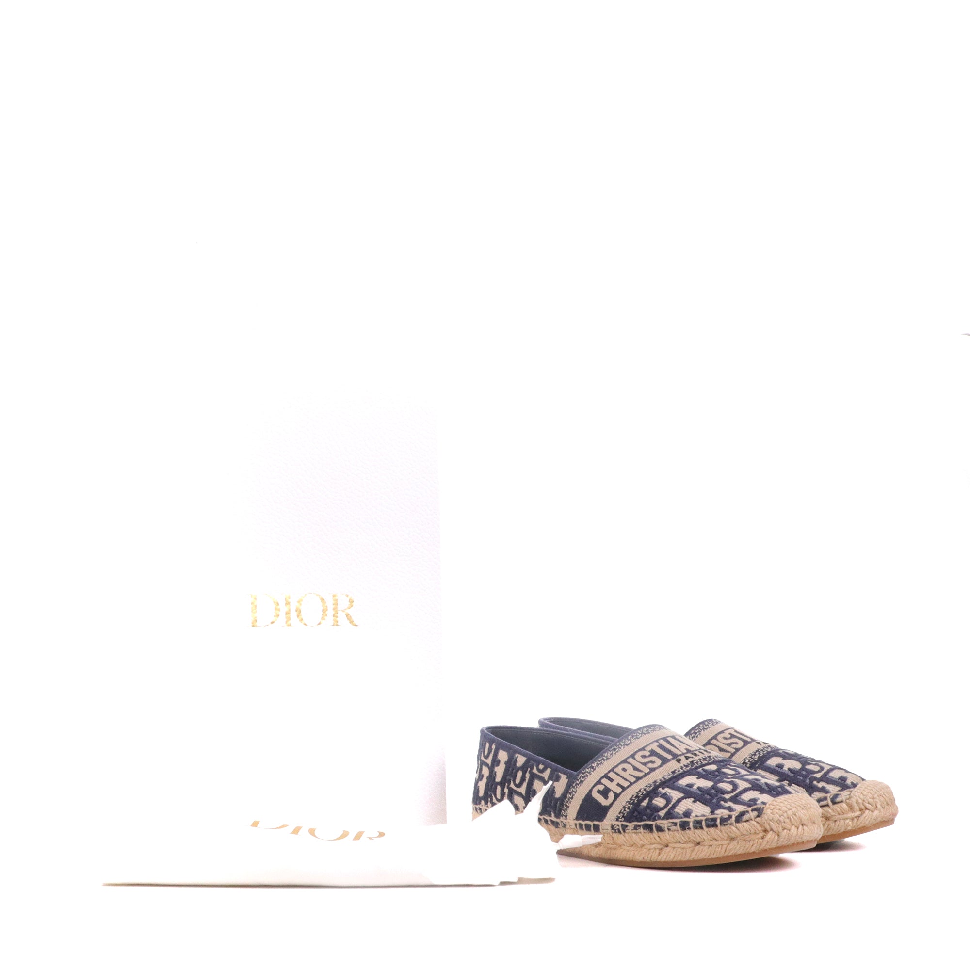 DIOR - Espadrilles Granville Dior en toile Dior Oblique (T37,5)