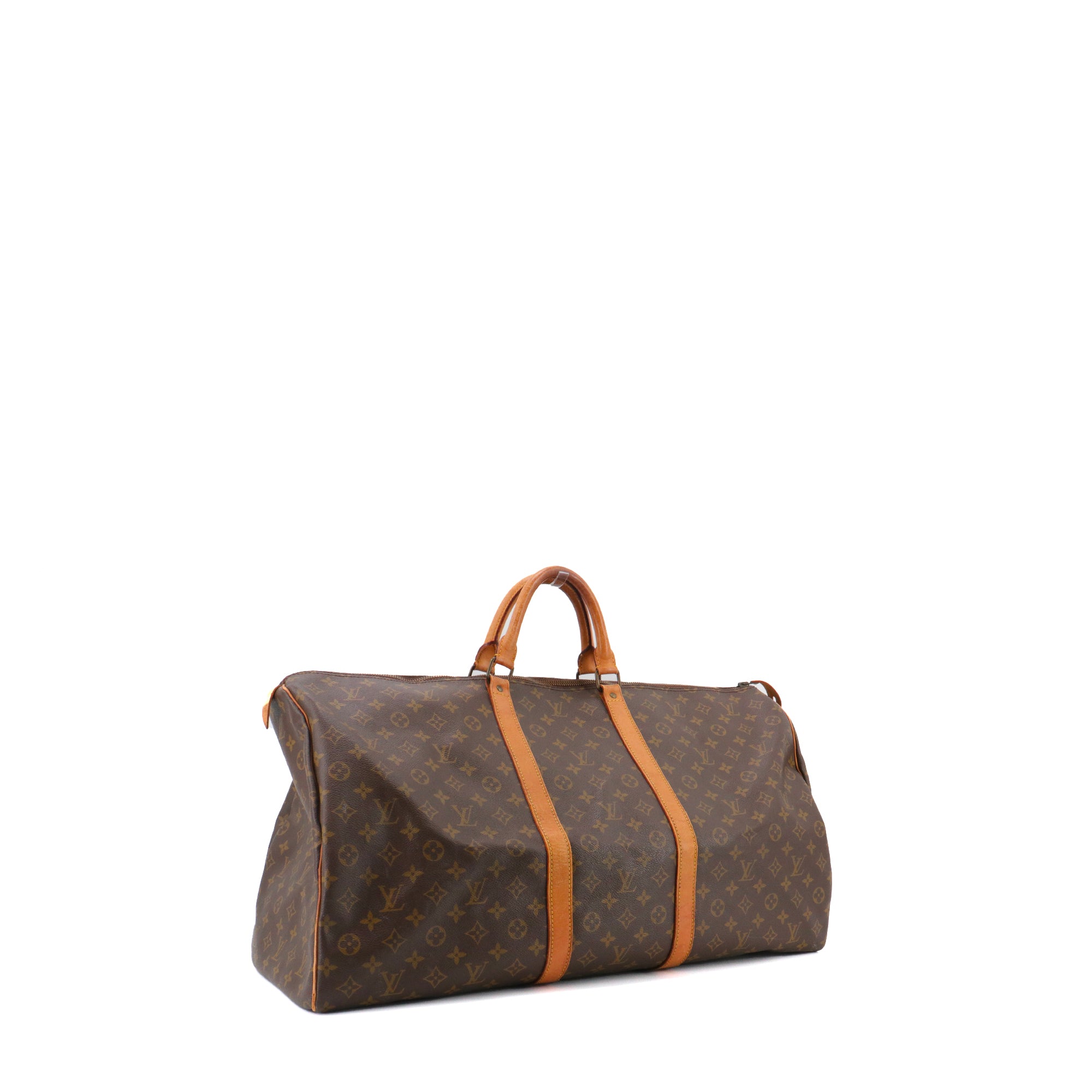 LOUIS VUITTON - Louis Vuitton Keepall 60 travel bag in vintage monogrammed canvas