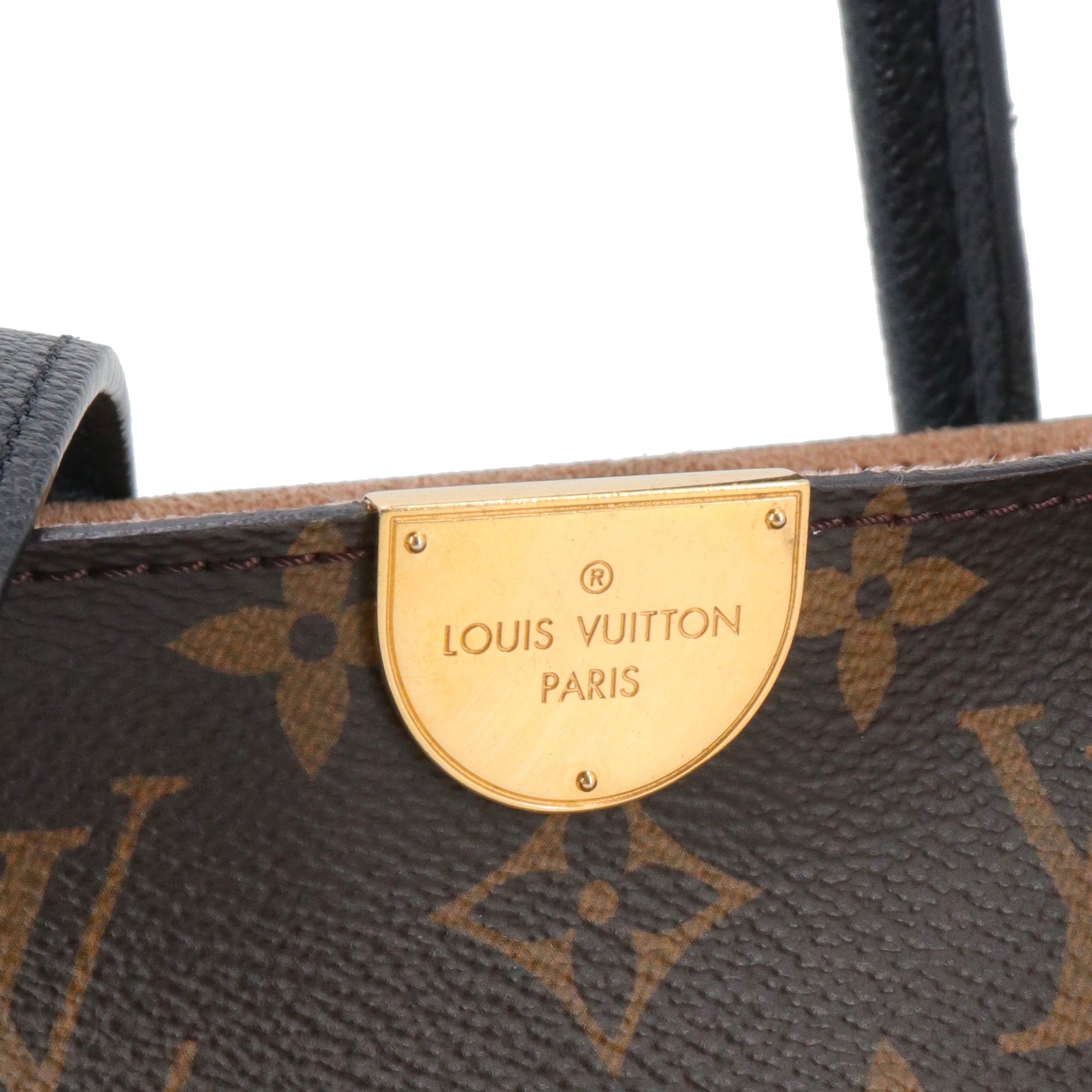 LOUIS VUITTON - Sac à main Flandrin Louis Vuitton en toile monogrammée marron