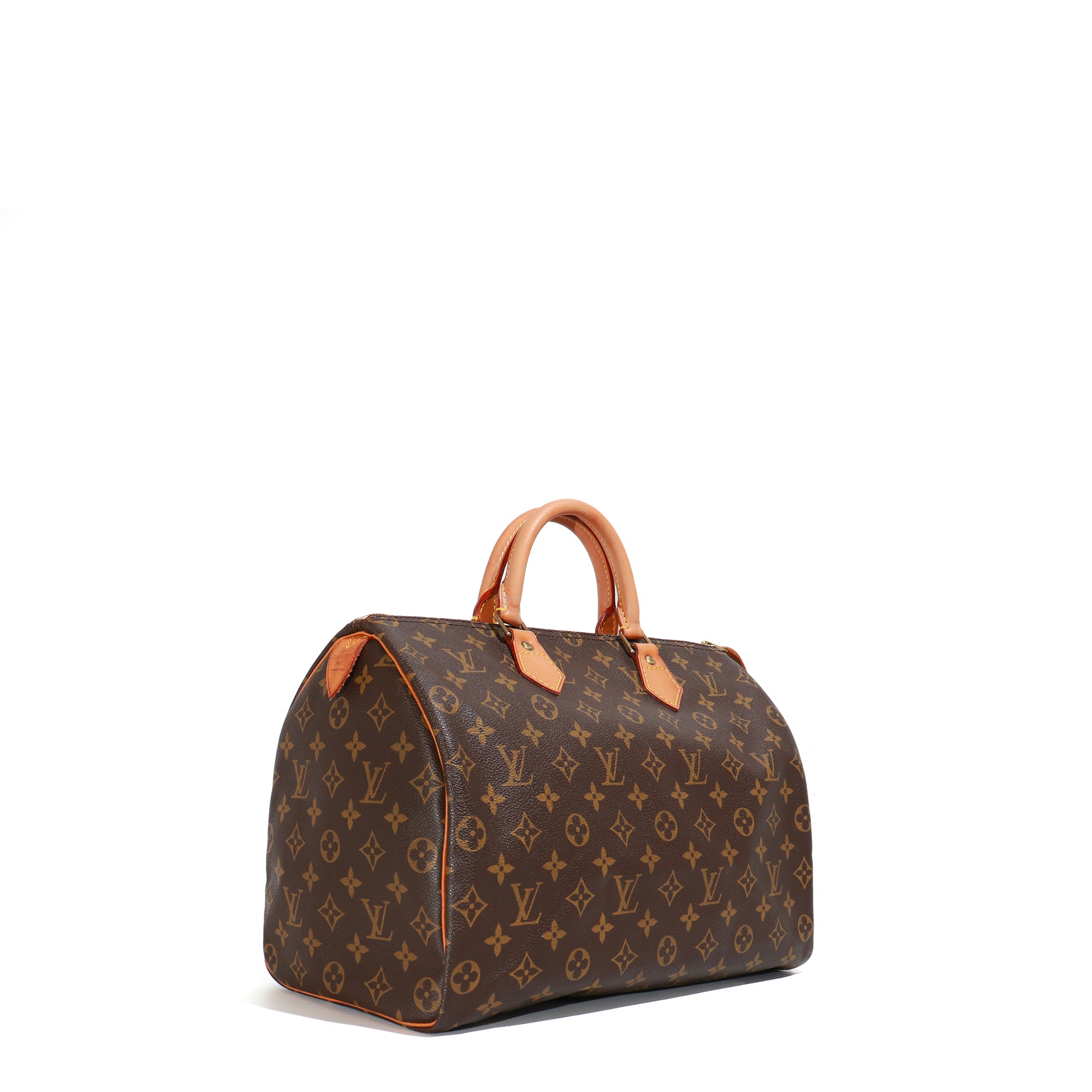 LOUIS VUITTON - Sac à main Speedy 35 en toile monogramme