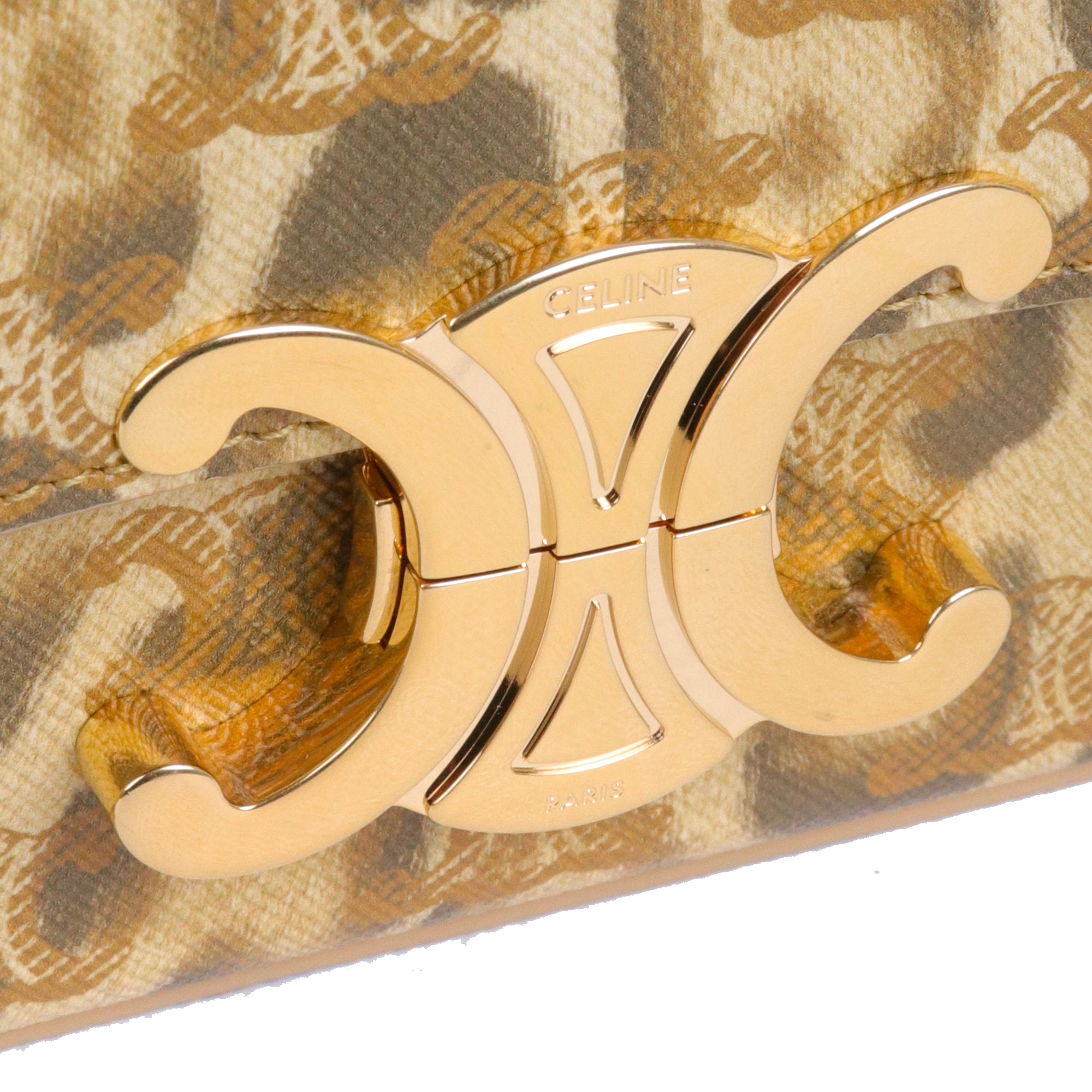 CELINE - Triomphe Shoulder bag in natural calfskin