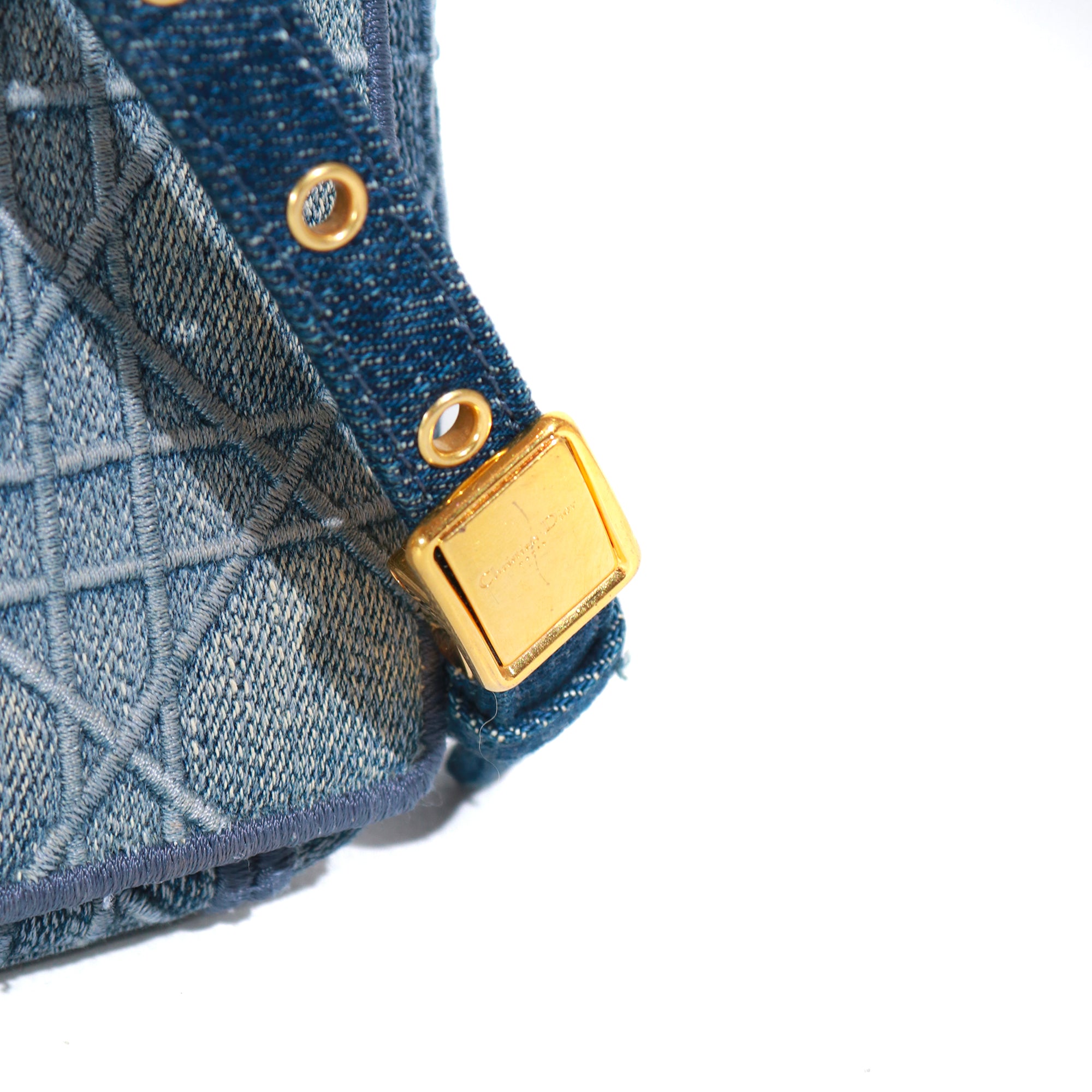 DIOR - Sac à bandoulière Caro small en denim