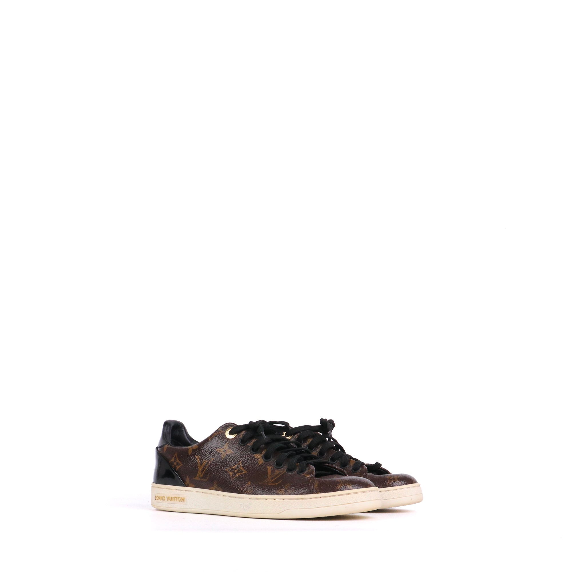 LOUIS VUITTON - Sneakers Frontrow Louis Vuitton en toile monogrammée (T37.5)