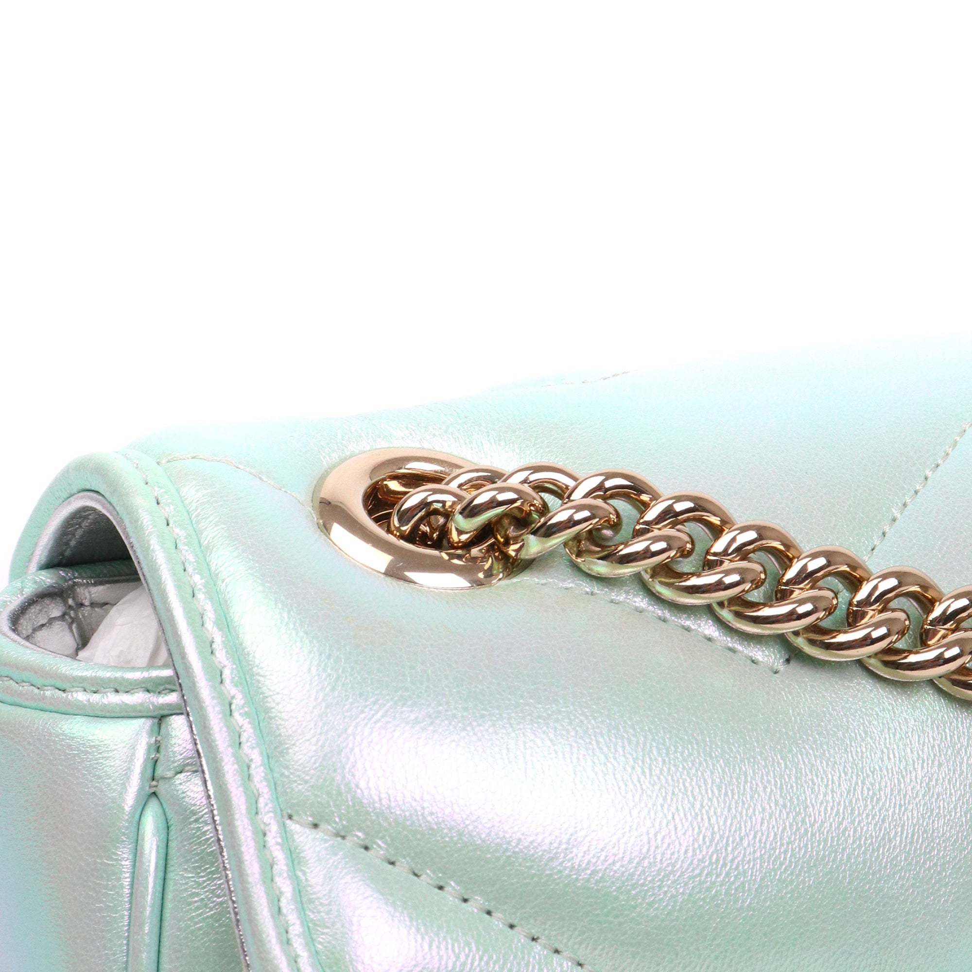 GUCCI - Gucci Small Size GG Marmont shoulder bag in pink leather