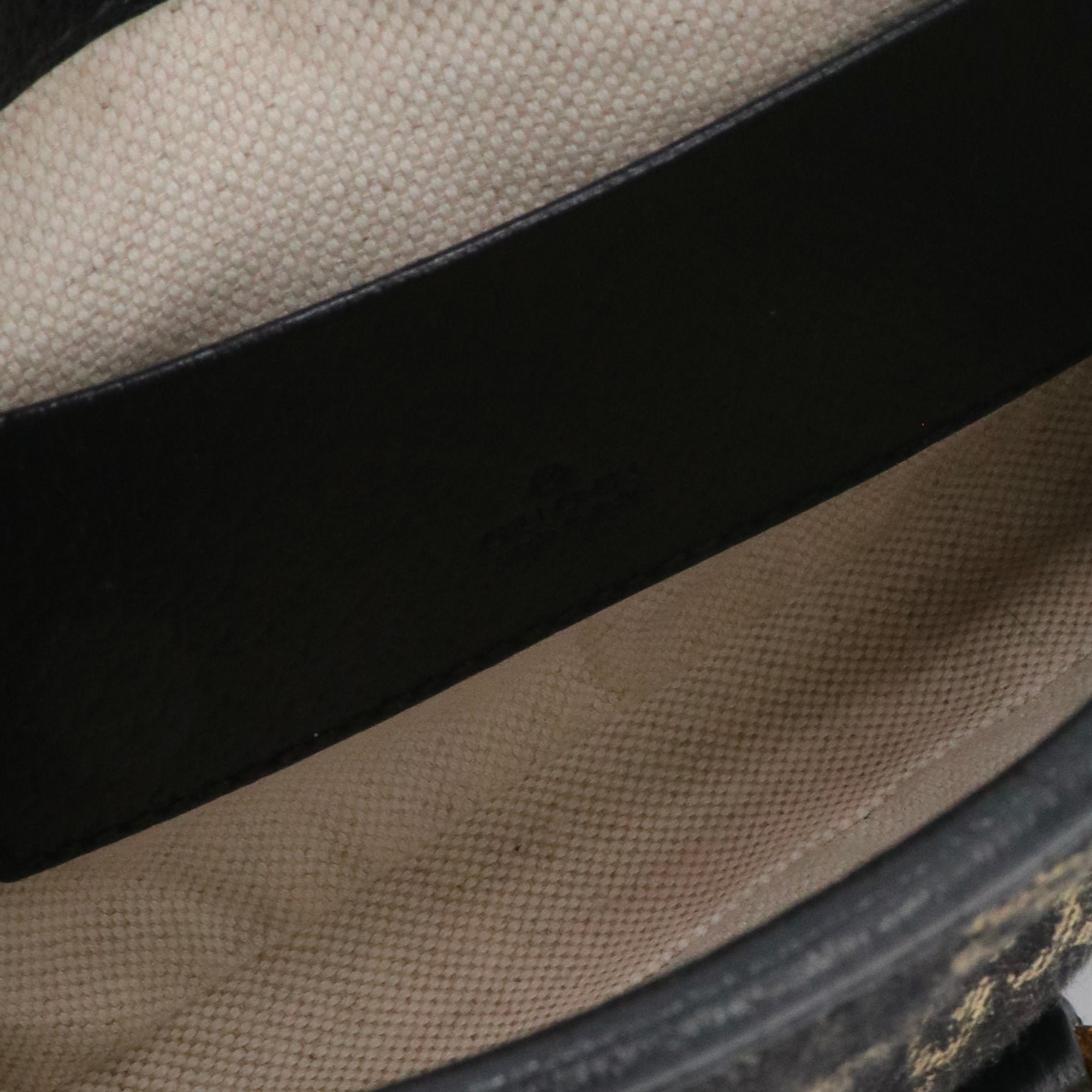 GUCCI - Sac à main Jackie mini Gucci en denim et cuir noir
