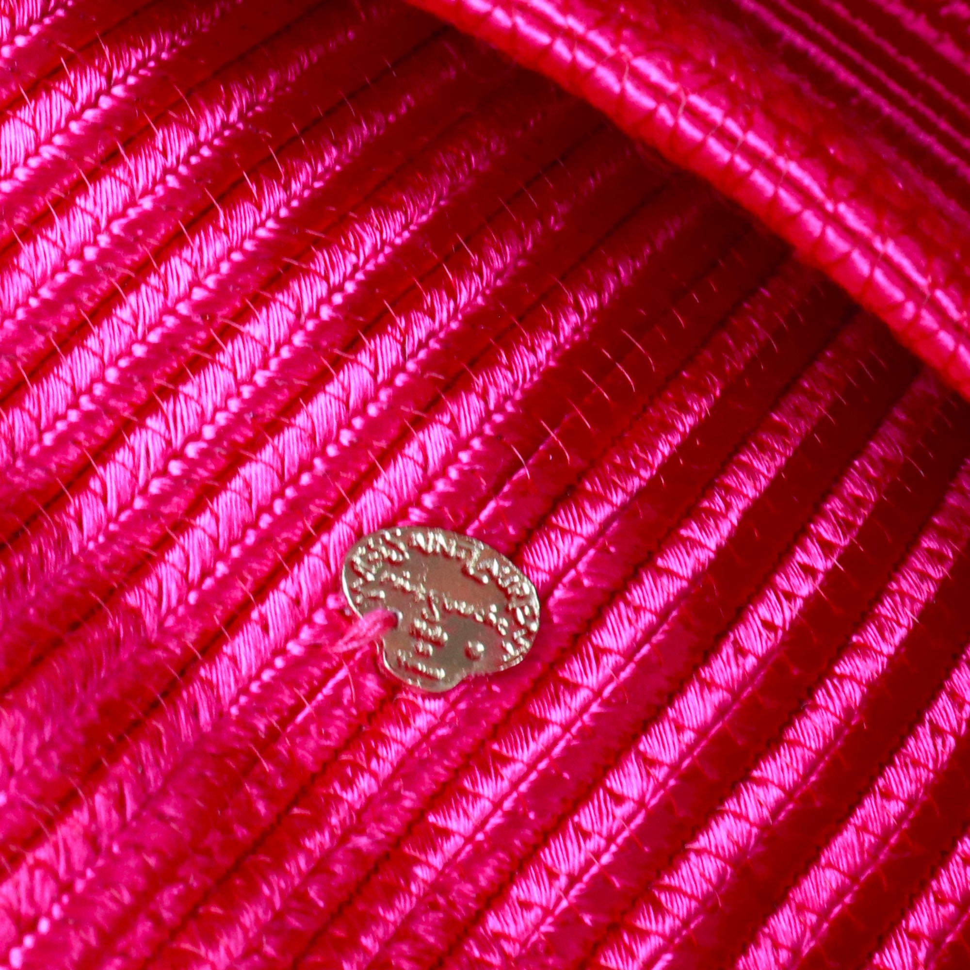 SAINT LAURENT - Sac à main Yves Saint Laurent vintage en soie et coton